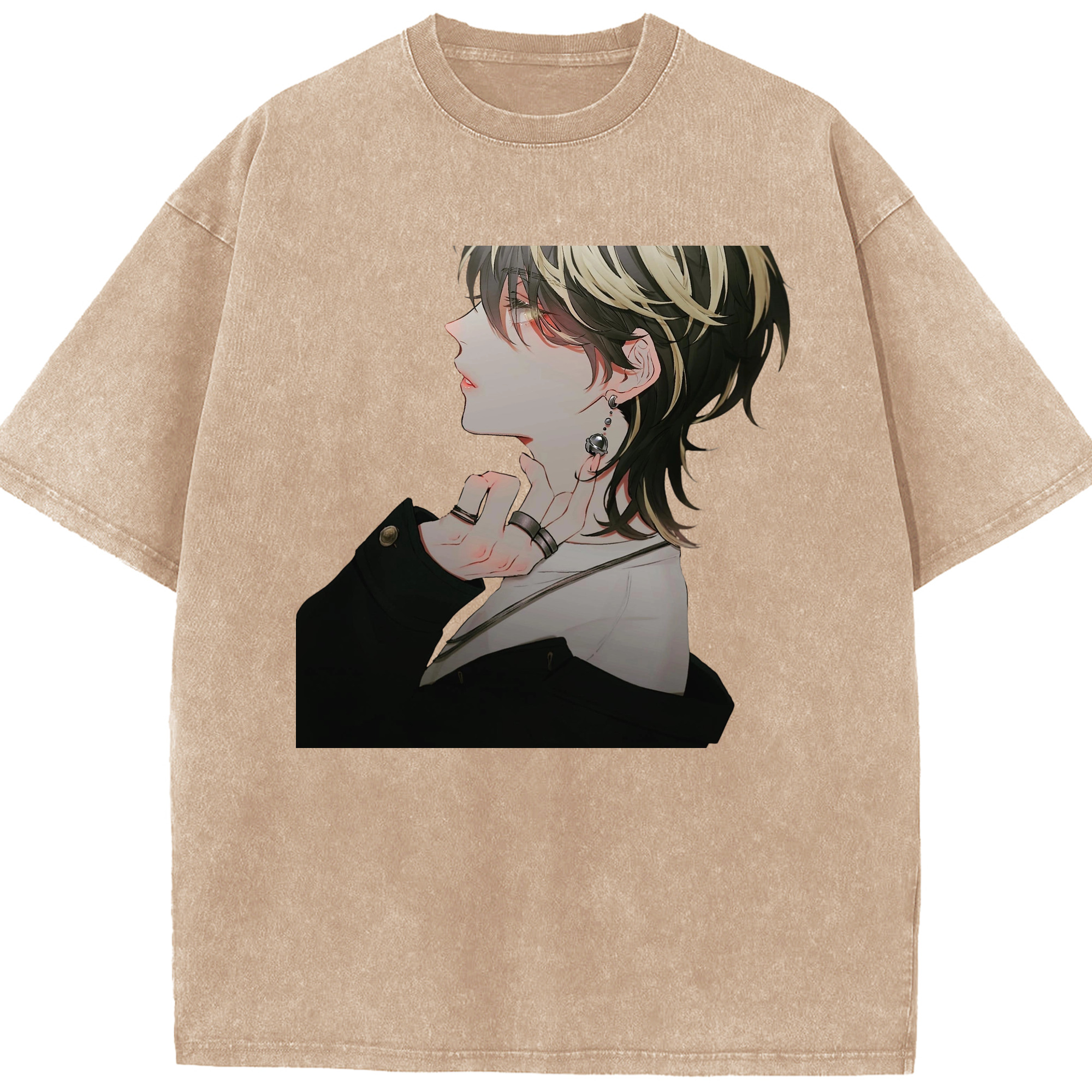 （画像用） 東京リベンジャーズ Tokyo Revengers 綿100% ヴィンテージ風 半袖Tシャツ（フロントプリント）