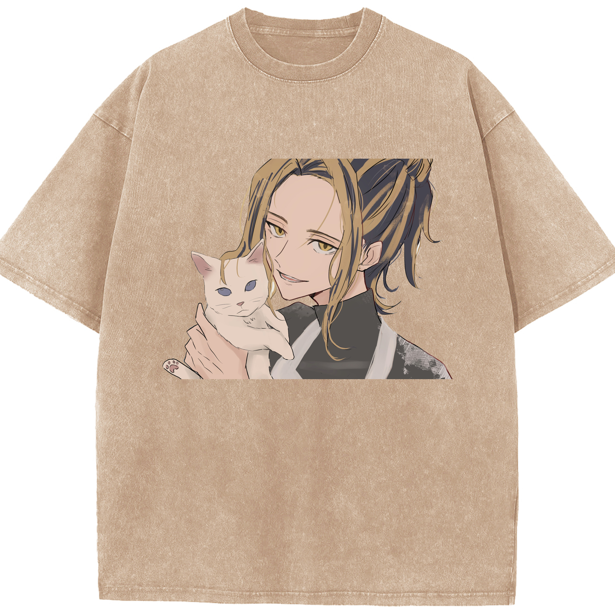 （画像用） 東京リベンジャーズ Tokyo Revengers 綿100% ヴィンテージ風 半袖Tシャツ（フロントプリント）