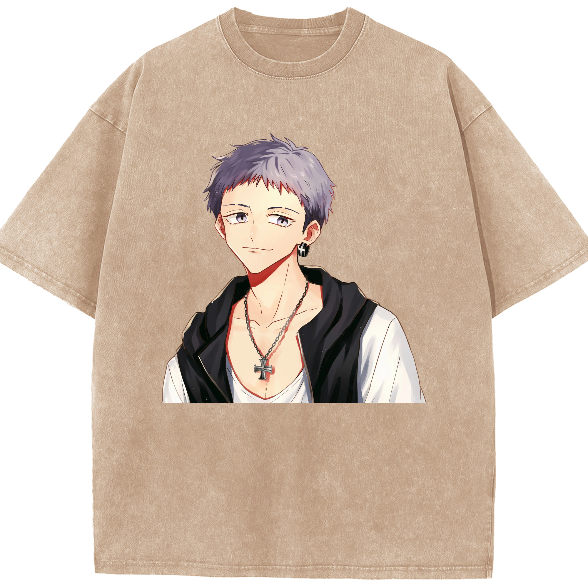 （画像用） 東京リベンジャーズ Tokyo Revengers 綿100% ヴィンテージ風 半袖Tシャツ（フロントプリント）