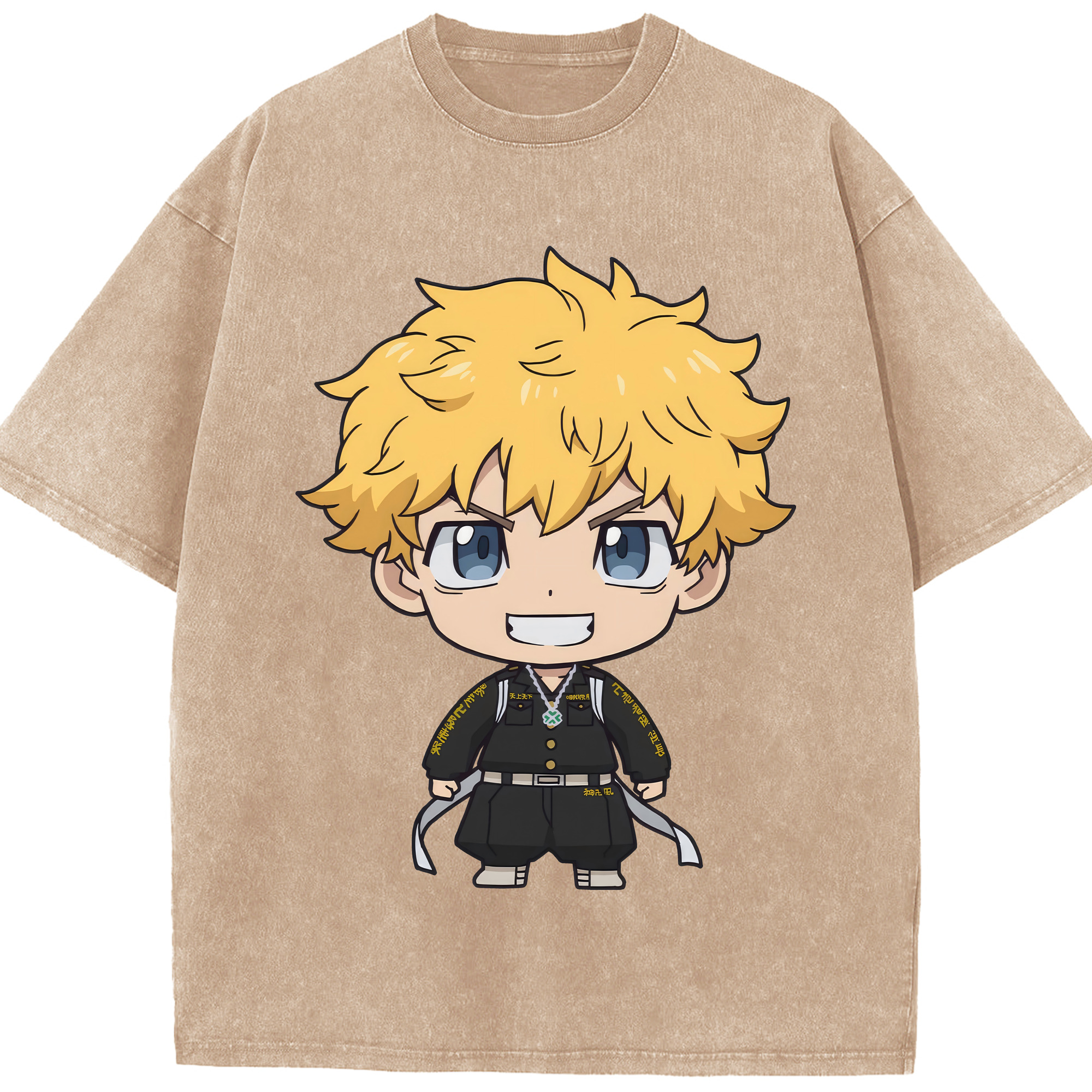 （画像用） 東京リベンジャーズ Tokyo Revengers 綿100% ヴィンテージ風 半袖Tシャツ（フロントプリント）