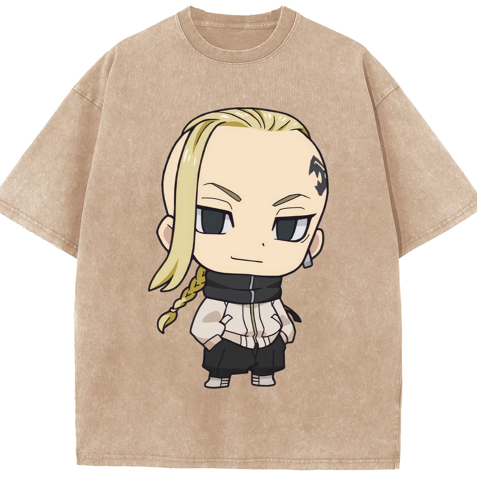 （画像用） 東京リベンジャーズ Tokyo Revengers 綿100% ヴィンテージ風 半袖Tシャツ（フロントプリント）