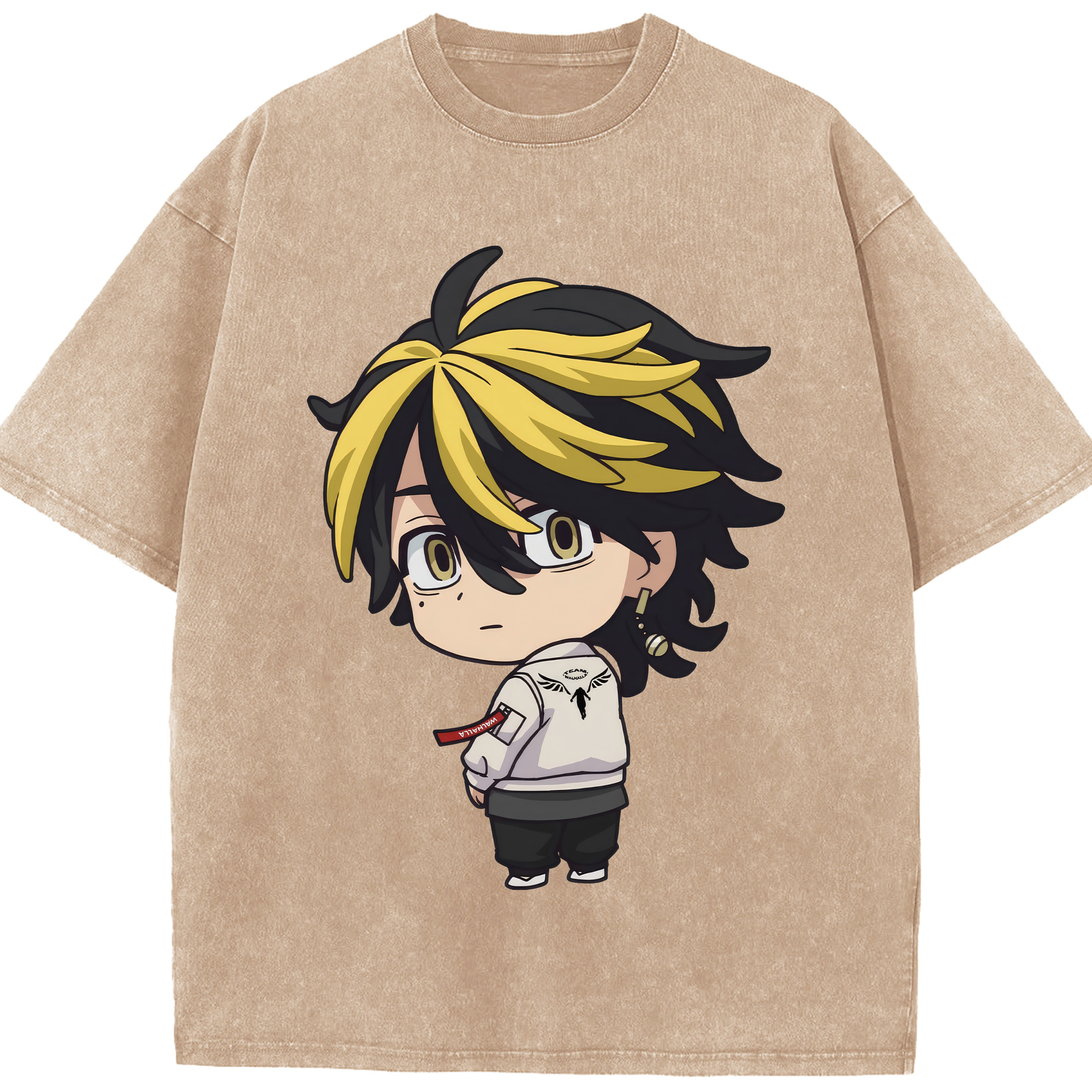 （画像用） 東京リベンジャーズ Tokyo Revengers 綿100% ヴィンテージ風 半袖Tシャツ（フロントプリント）