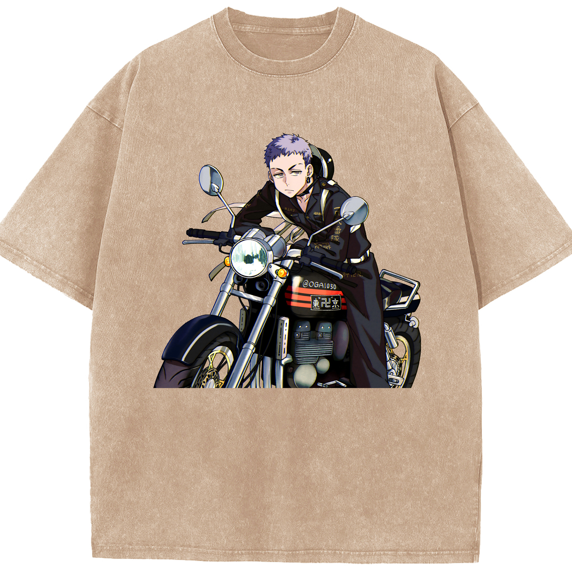 （画像用） 東京リベンジャーズ Tokyo Revengers 綿100% ヴィンテージ風 半袖Tシャツ（フロントプリント）