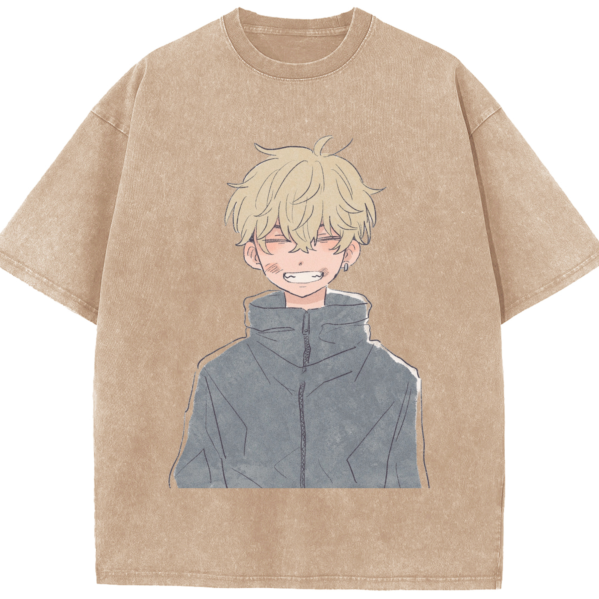 （画像用） 東京リベンジャーズ Tokyo Revengers 綿100% ヴィンテージ風 半袖Tシャツ（フロントプリント）