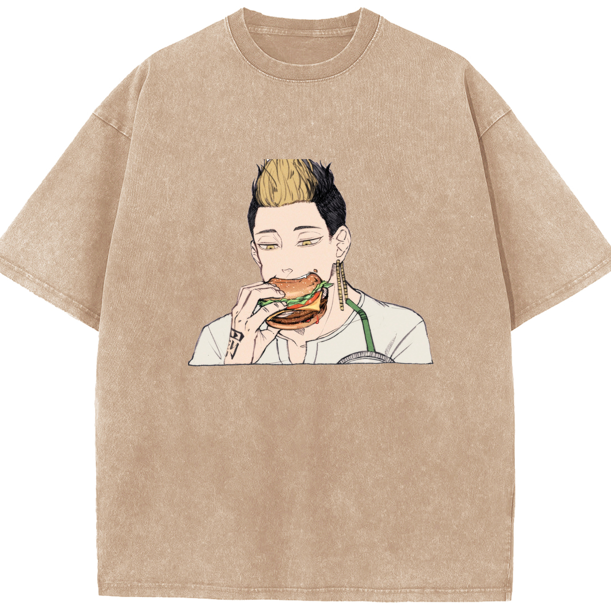 （画像用） 東京リベンジャーズ Tokyo Revengers 綿100% ヴィンテージ風 半袖Tシャツ（フロントプリント）