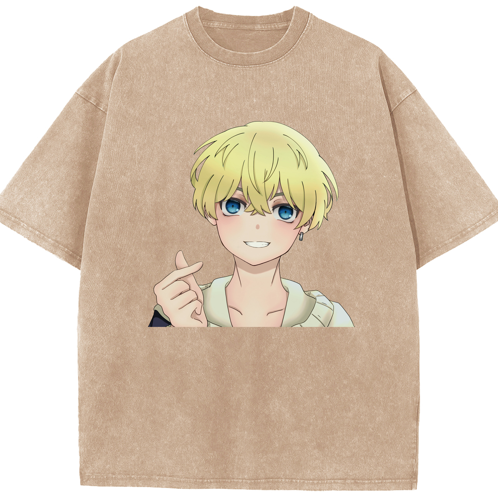 （画像用） 東京リベンジャーズ Tokyo Revengers 綿100% ヴィンテージ風 半袖Tシャツ（フロントプリント）