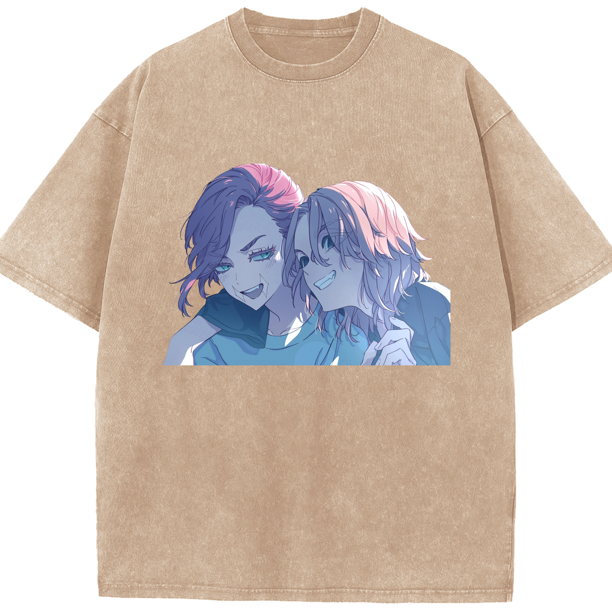（画像用） 東京リベンジャーズ Tokyo Revengers 綿100% ヴィンテージ風 半袖Tシャツ（フロントプリント）