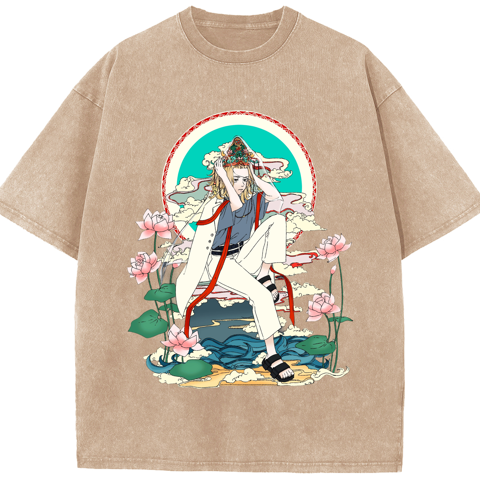 （画像用） 東京リベンジャーズ Tokyo Revengers 綿100% ヴィンテージ風 半袖Tシャツ（フロントプリント）