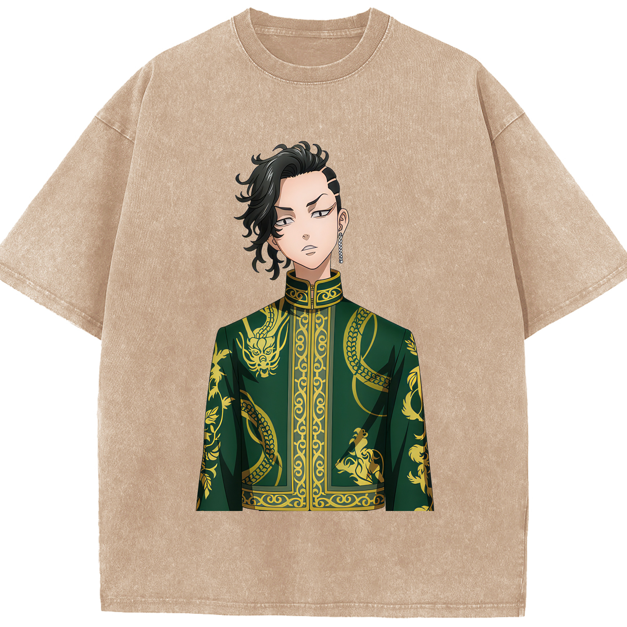 （画像用） 東京リベンジャーズ Tokyo Revengers 綿100% ヴィンテージ風 半袖Tシャツ（フロントプリント）