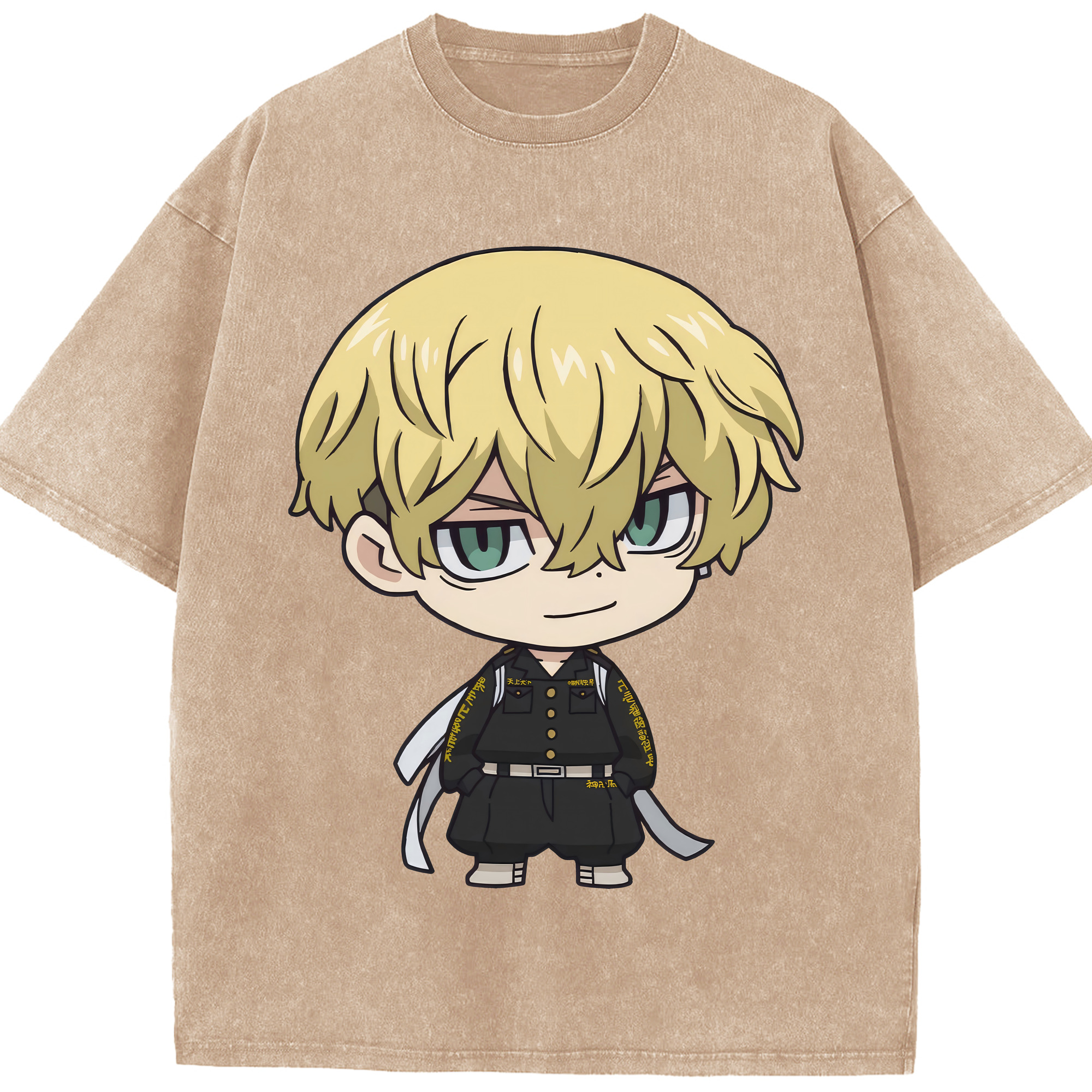 （画像用） 東京リベンジャーズ Tokyo Revengers 綿100% ヴィンテージ風 半袖Tシャツ（フロントプリント）