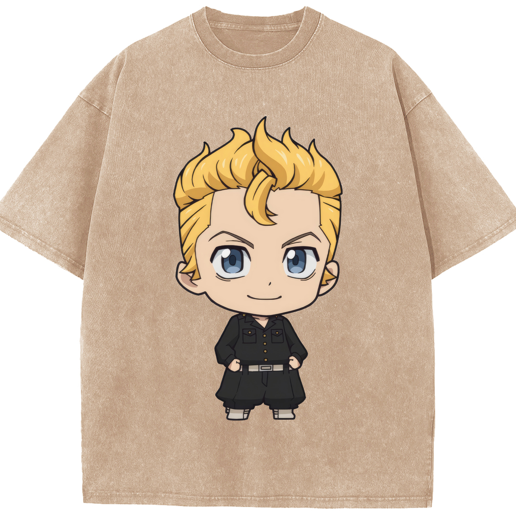 （画像用） 東京リベンジャーズ Tokyo Revengers 綿100% ヴィンテージ風 半袖Tシャツ（フロントプリント）