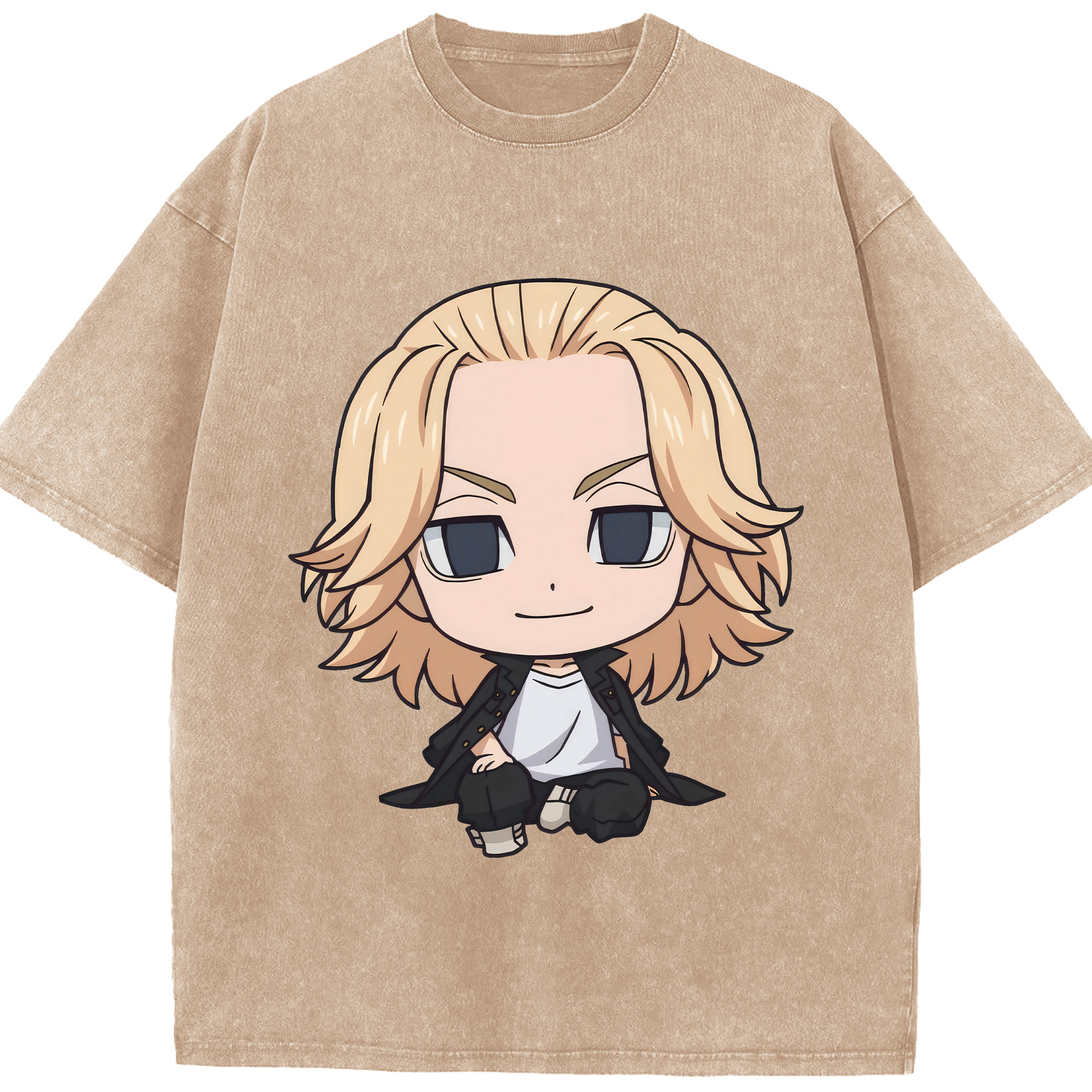 （画像用） 東京リベンジャーズ Tokyo Revengers 綿100% ヴィンテージ風 半袖Tシャツ（フロントプリント）