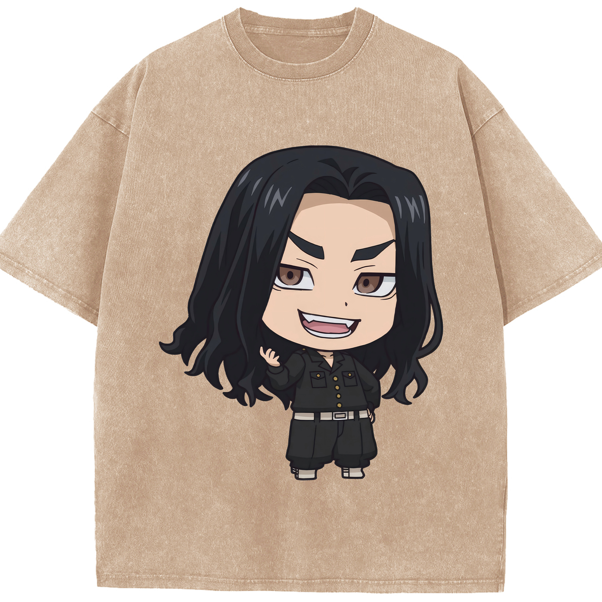 （画像用） 東京リベンジャーズ Tokyo Revengers 綿100% ヴィンテージ風 半袖Tシャツ（フロントプリント）