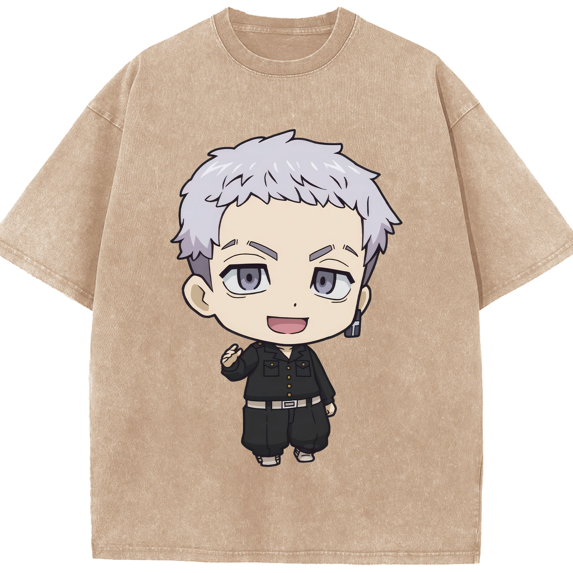 （画像用） 東京リベンジャーズ Tokyo Revengers 綿100% ヴィンテージ風 半袖Tシャツ（フロントプリント）