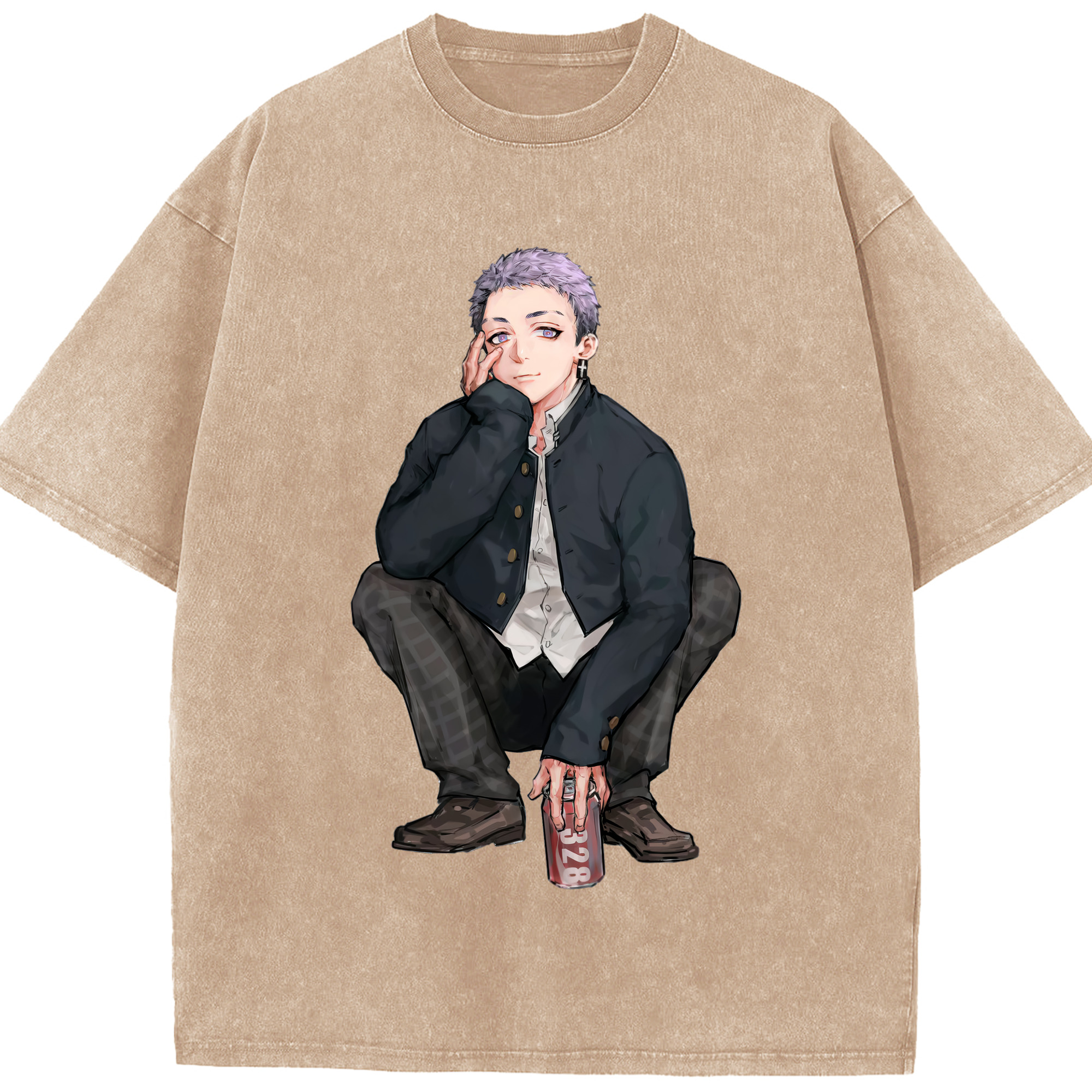 （画像用） 東京リベンジャーズ Tokyo Revengers 綿100% ヴィンテージ風 半袖Tシャツ（フロントプリント）