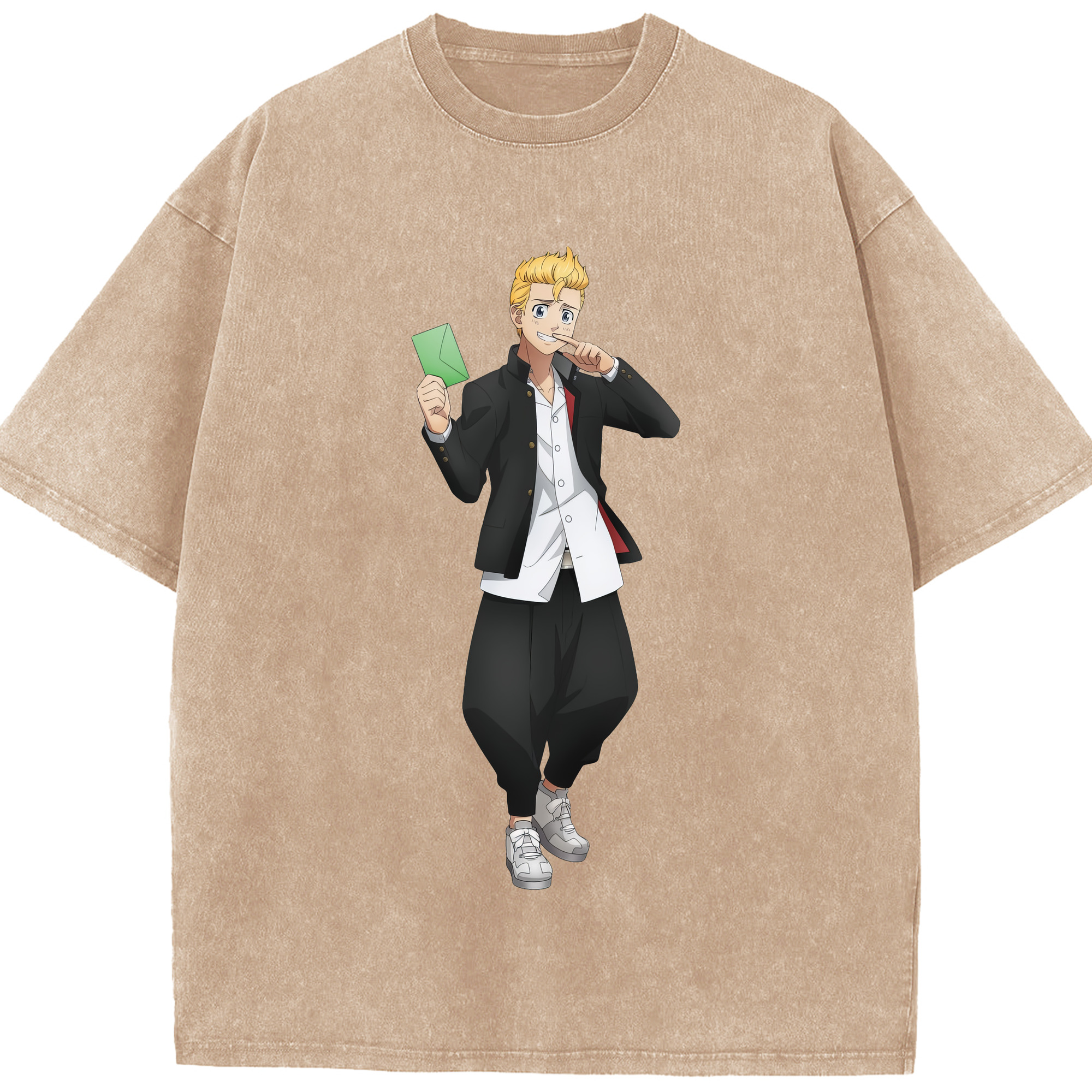 （画像用） 東京リベンジャーズ Tokyo Revengers 綿100% ヴィンテージ風 半袖Tシャツ（フロントプリント）