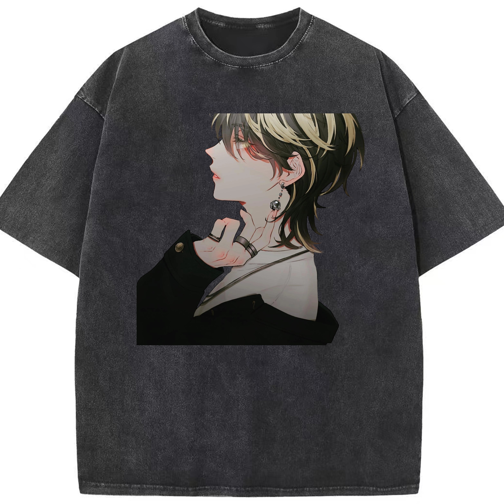 （画像用） 東京リベンジャーズ Tokyo Revengers 綿100% ヴィンテージ風 半袖Tシャツ（フロントプリント）