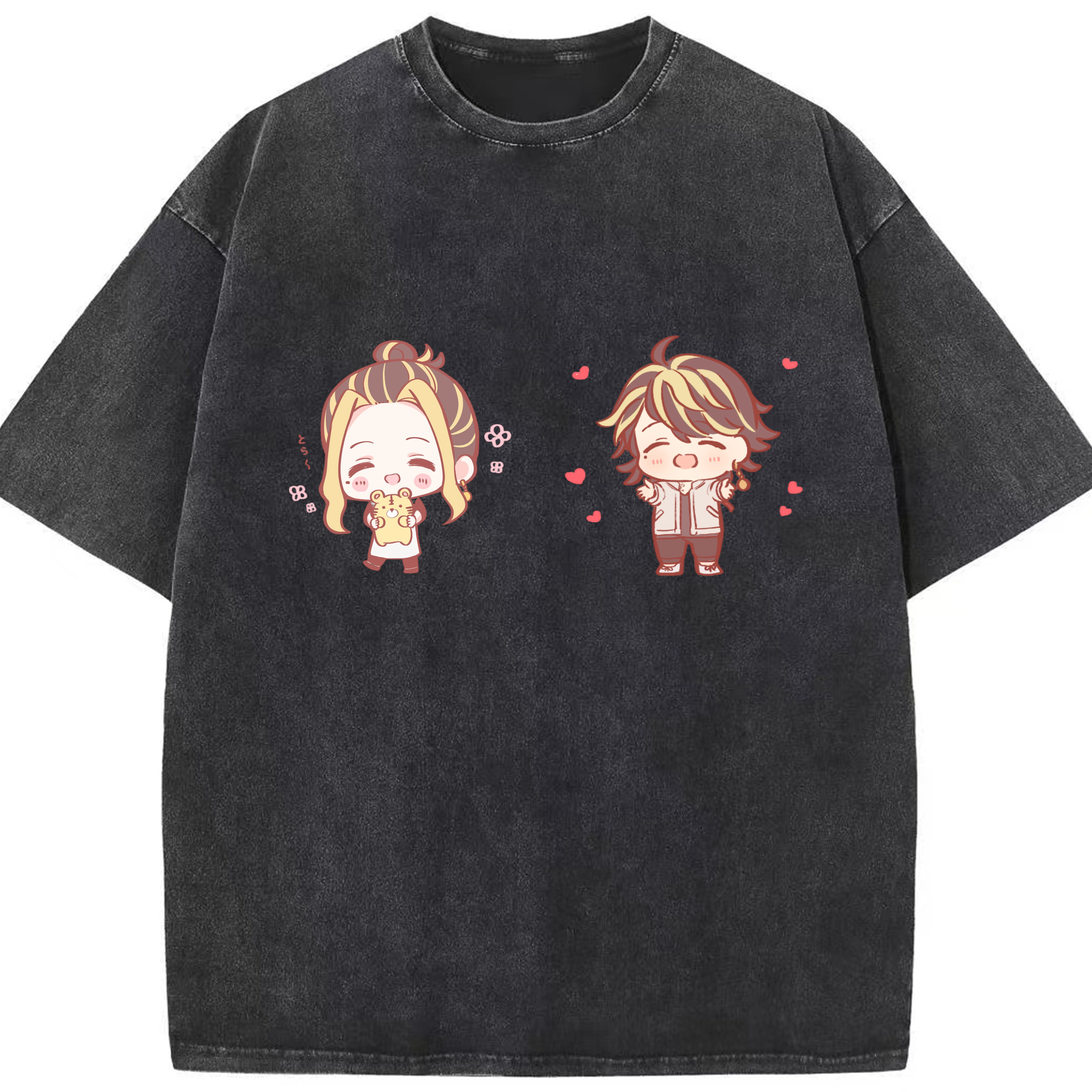 （画像用） 東京リベンジャーズ Tokyo Revengers 綿100% ヴィンテージ風 半袖Tシャツ（フロントプリント）