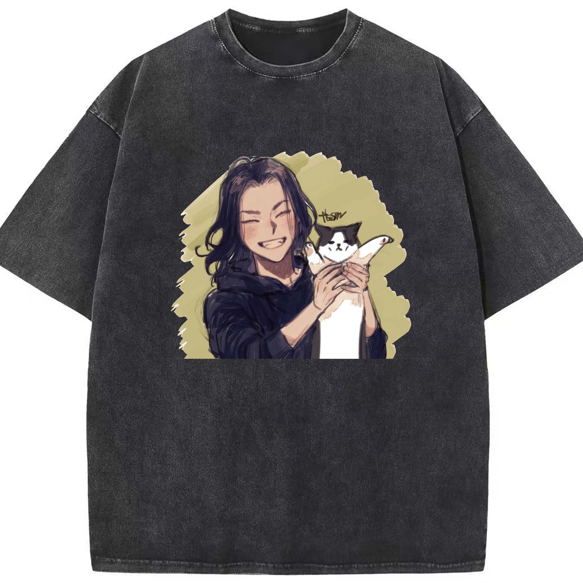 （画像用） 東京リベンジャーズ Tokyo Revengers 綿100% ヴィンテージ風 半袖Tシャツ（フロントプリント）