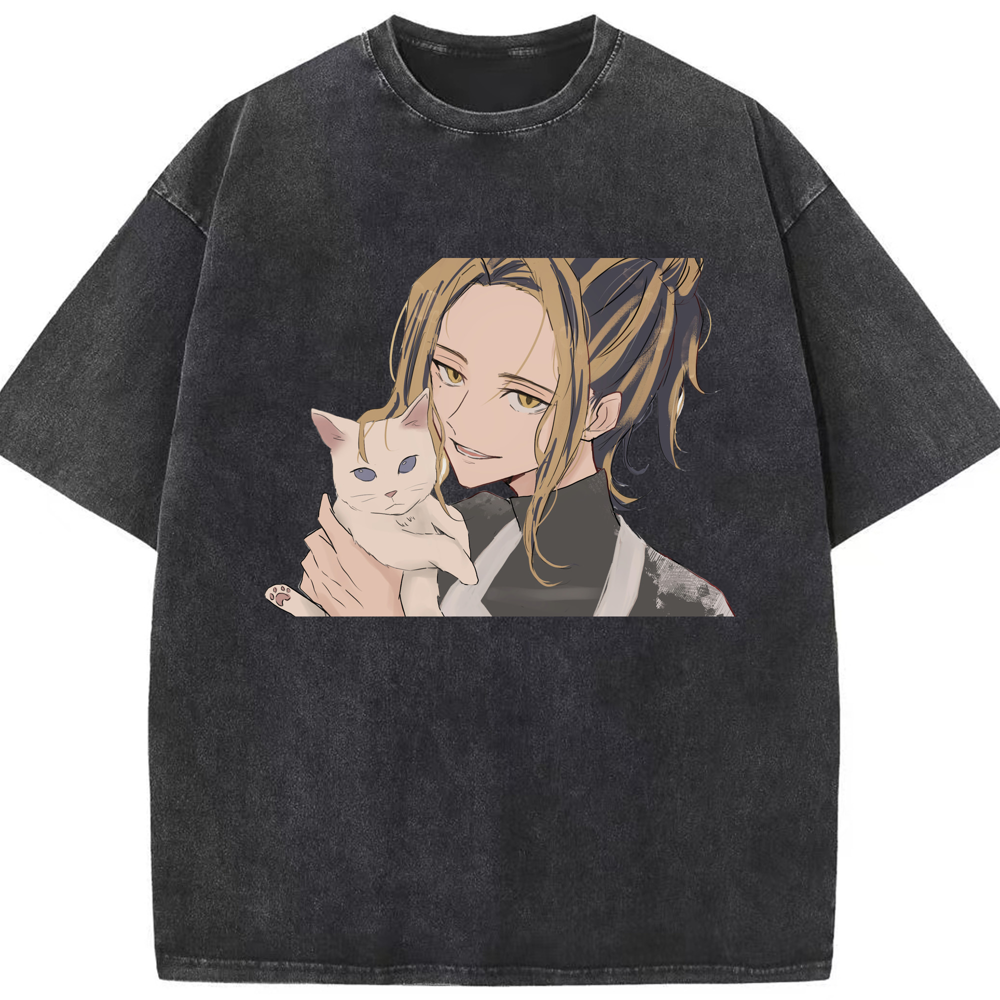 （画像用） 東京リベンジャーズ Tokyo Revengers 綿100% ヴィンテージ風 半袖Tシャツ（フロントプリント）