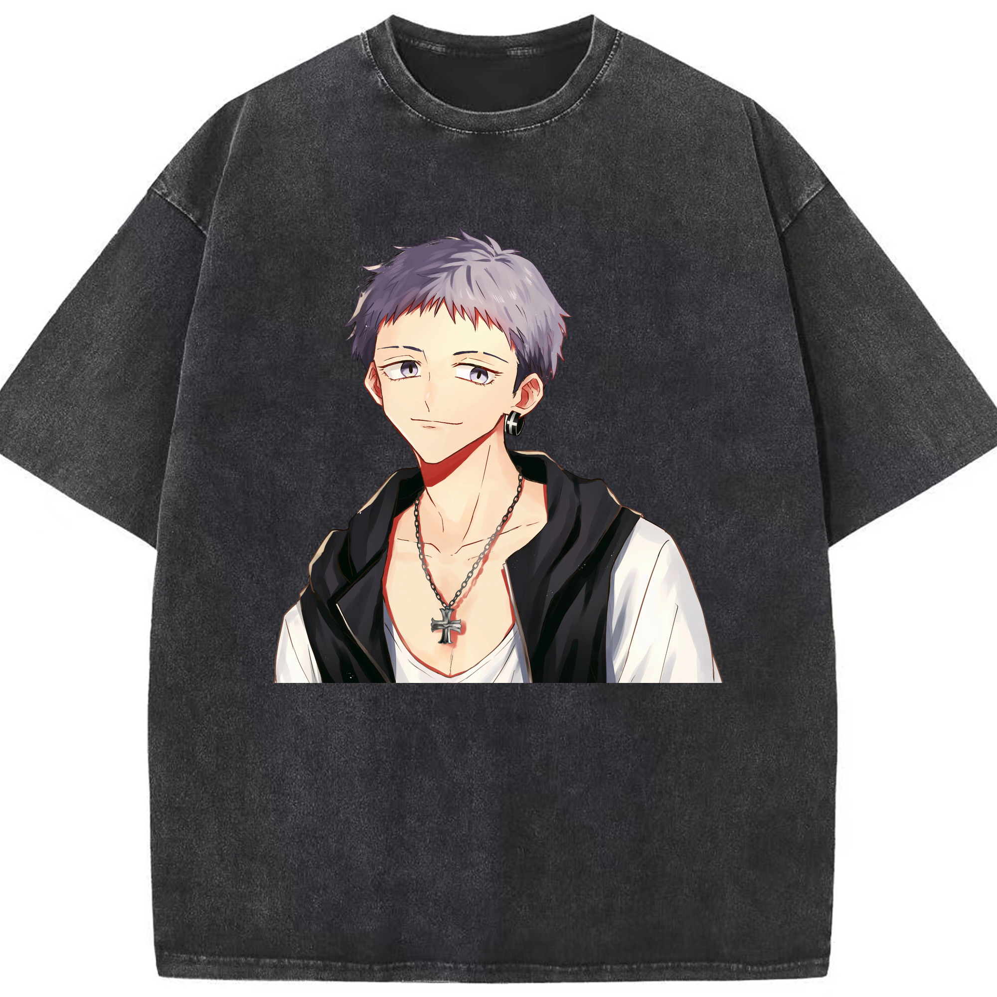 （画像用） 東京リベンジャーズ Tokyo Revengers 綿100% ヴィンテージ風 半袖Tシャツ（フロントプリント）