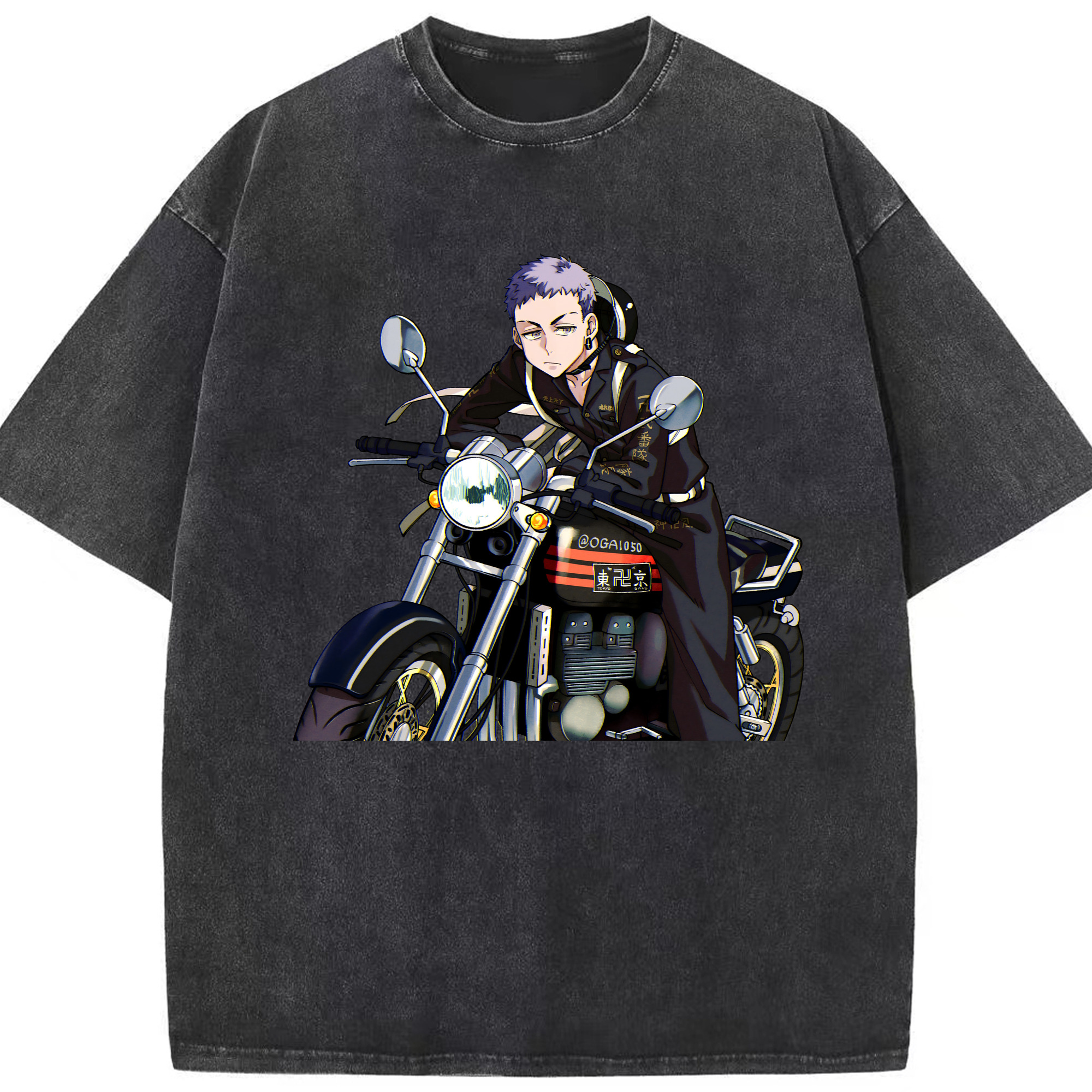 （画像用） 東京リベンジャーズ Tokyo Revengers 綿100% ヴィンテージ風 半袖Tシャツ（フロントプリント）