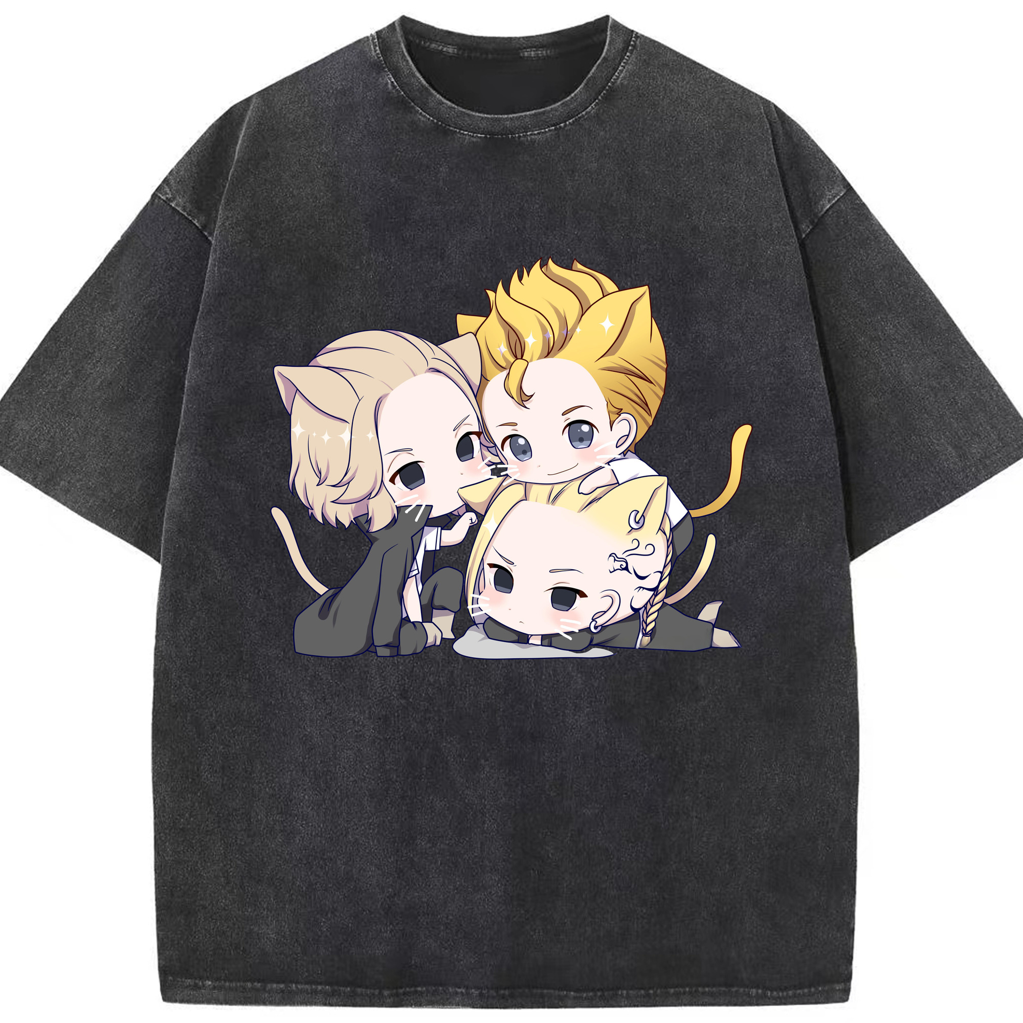 （画像用） 東京リベンジャーズ Tokyo Revengers 綿100% ヴィンテージ風 半袖Tシャツ（フロントプリント）