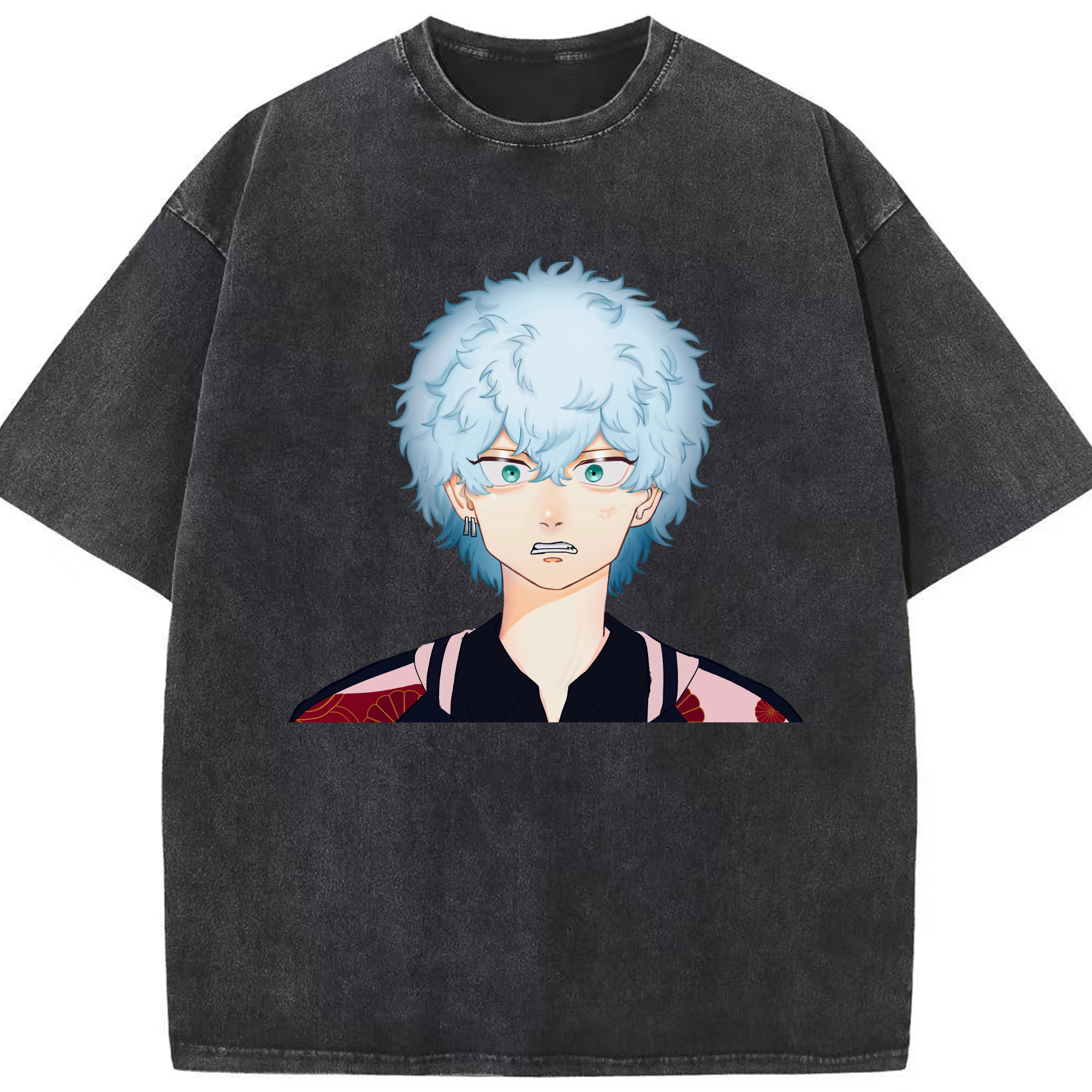 （画像用） 東京リベンジャーズ Tokyo Revengers 綿100% ヴィンテージ風 半袖Tシャツ（フロントプリント）