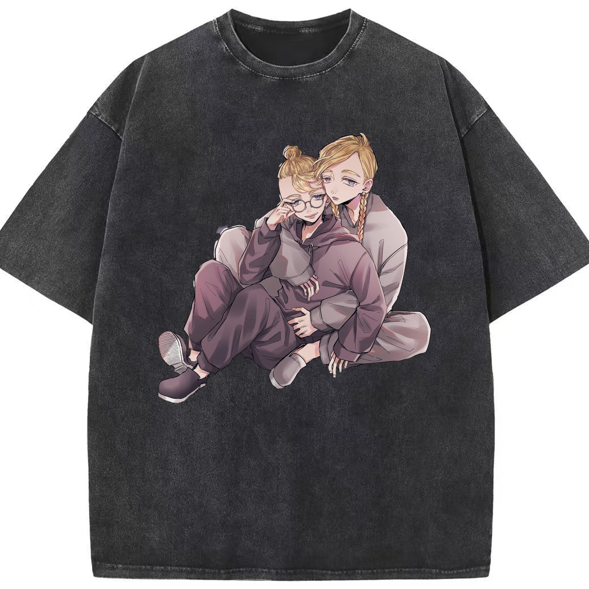 （画像用） 東京リベンジャーズ Tokyo Revengers 綿100% ヴィンテージ風 半袖Tシャツ（フロントプリント）
