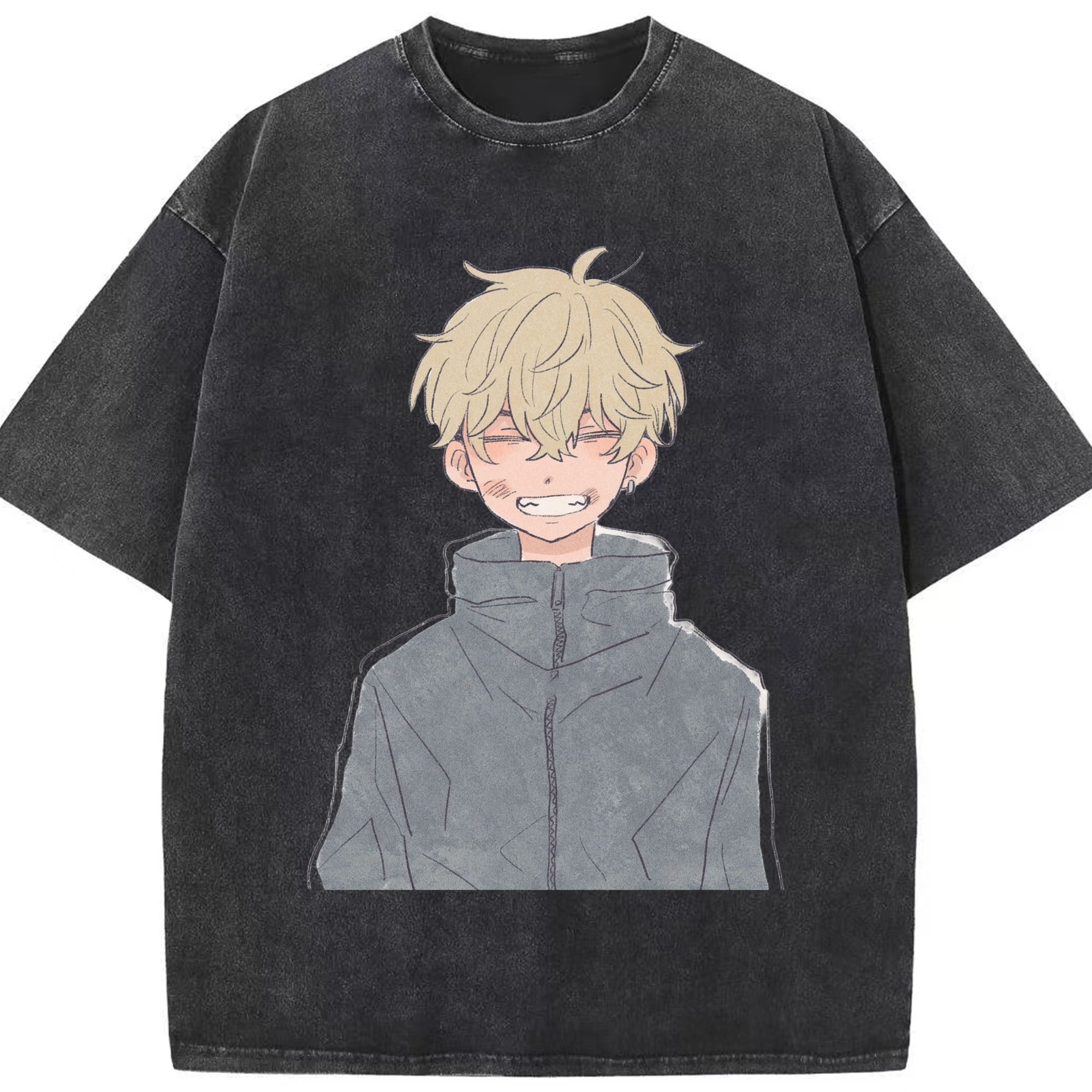 （画像用） 東京リベンジャーズ Tokyo Revengers 綿100% ヴィンテージ風 半袖Tシャツ（フロントプリント）