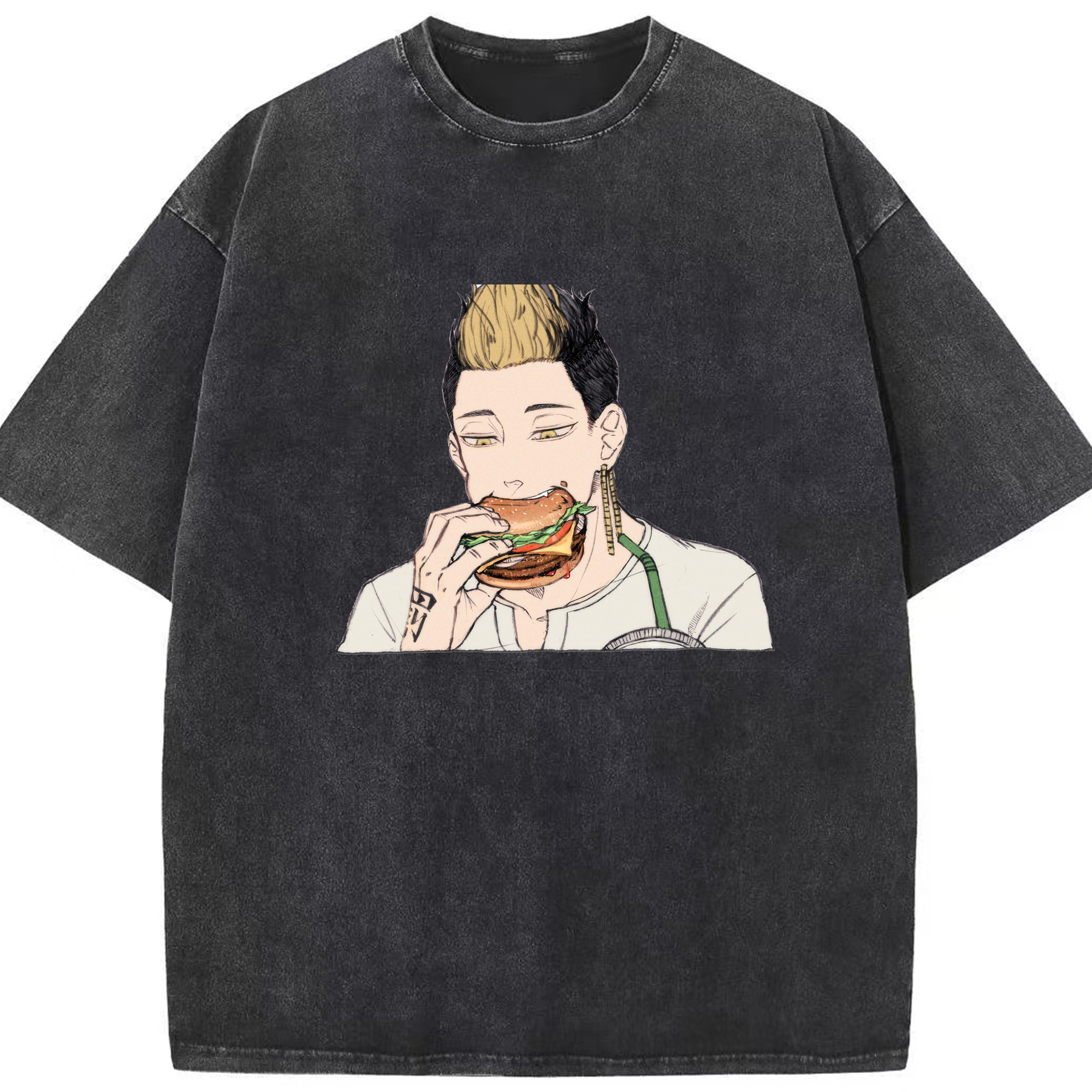 （画像用） 東京リベンジャーズ Tokyo Revengers 綿100% ヴィンテージ風 半袖Tシャツ（フロントプリント）