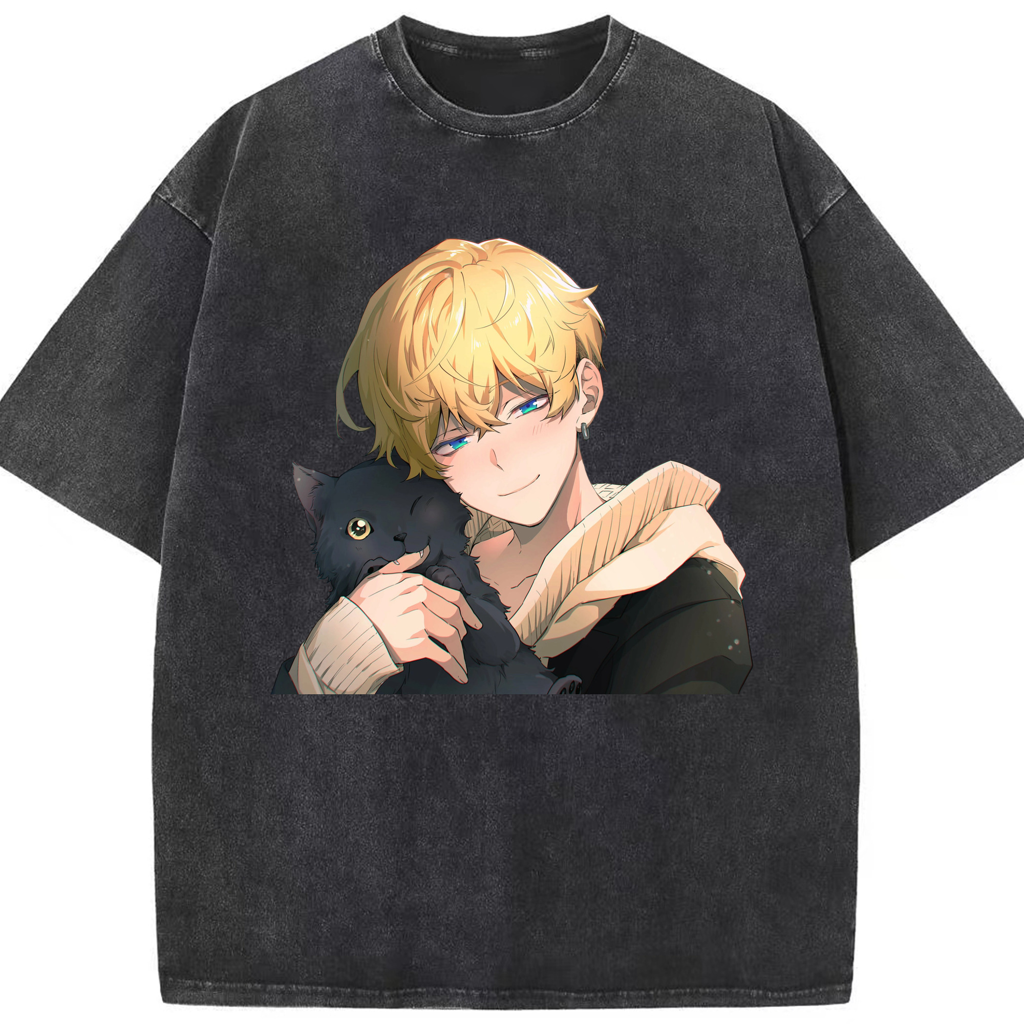 （画像用） 東京リベンジャーズ Tokyo Revengers 綿100% ヴィンテージ風 半袖Tシャツ（フロントプリント）