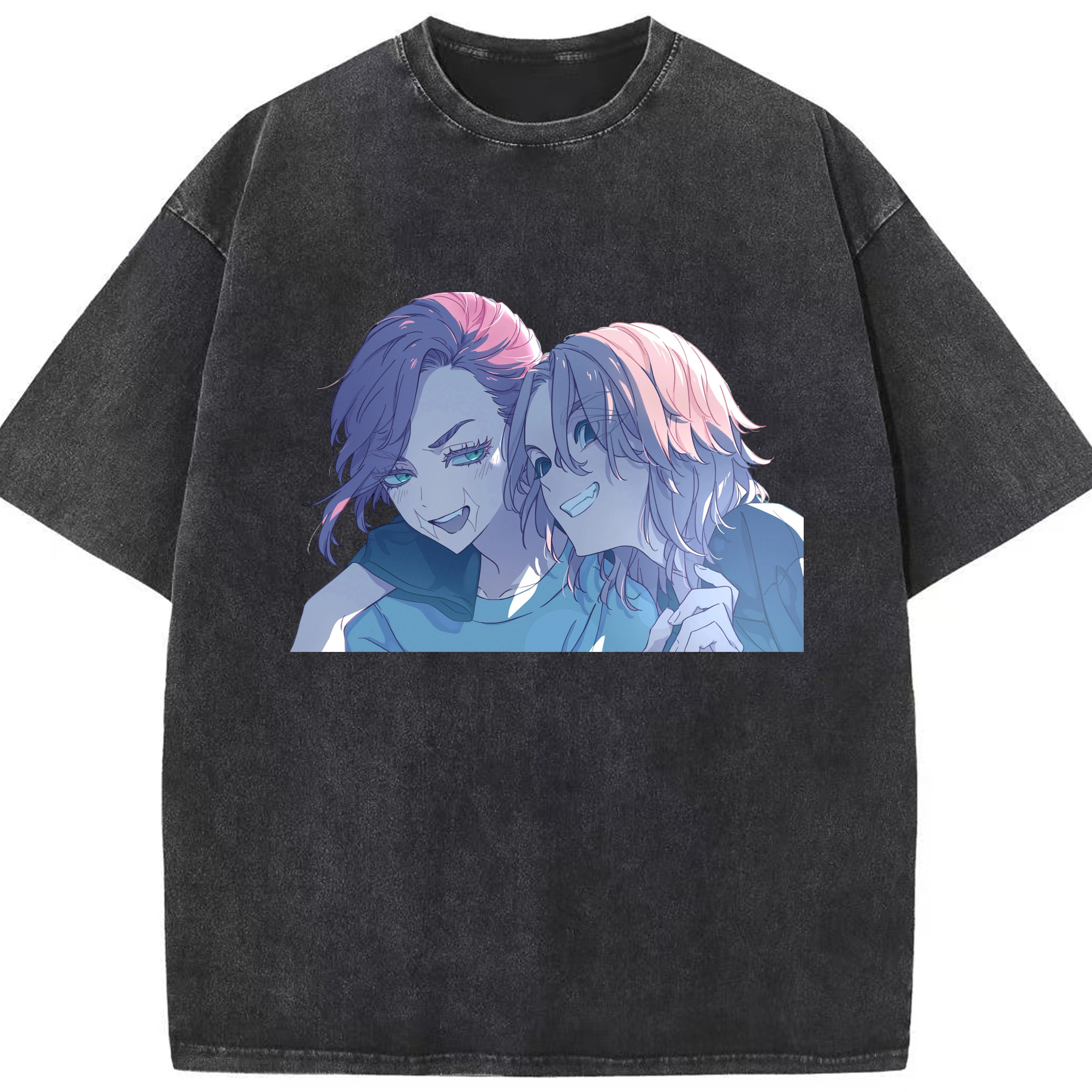 （画像用） 東京リベンジャーズ Tokyo Revengers 綿100% ヴィンテージ風 半袖Tシャツ（フロントプリント）