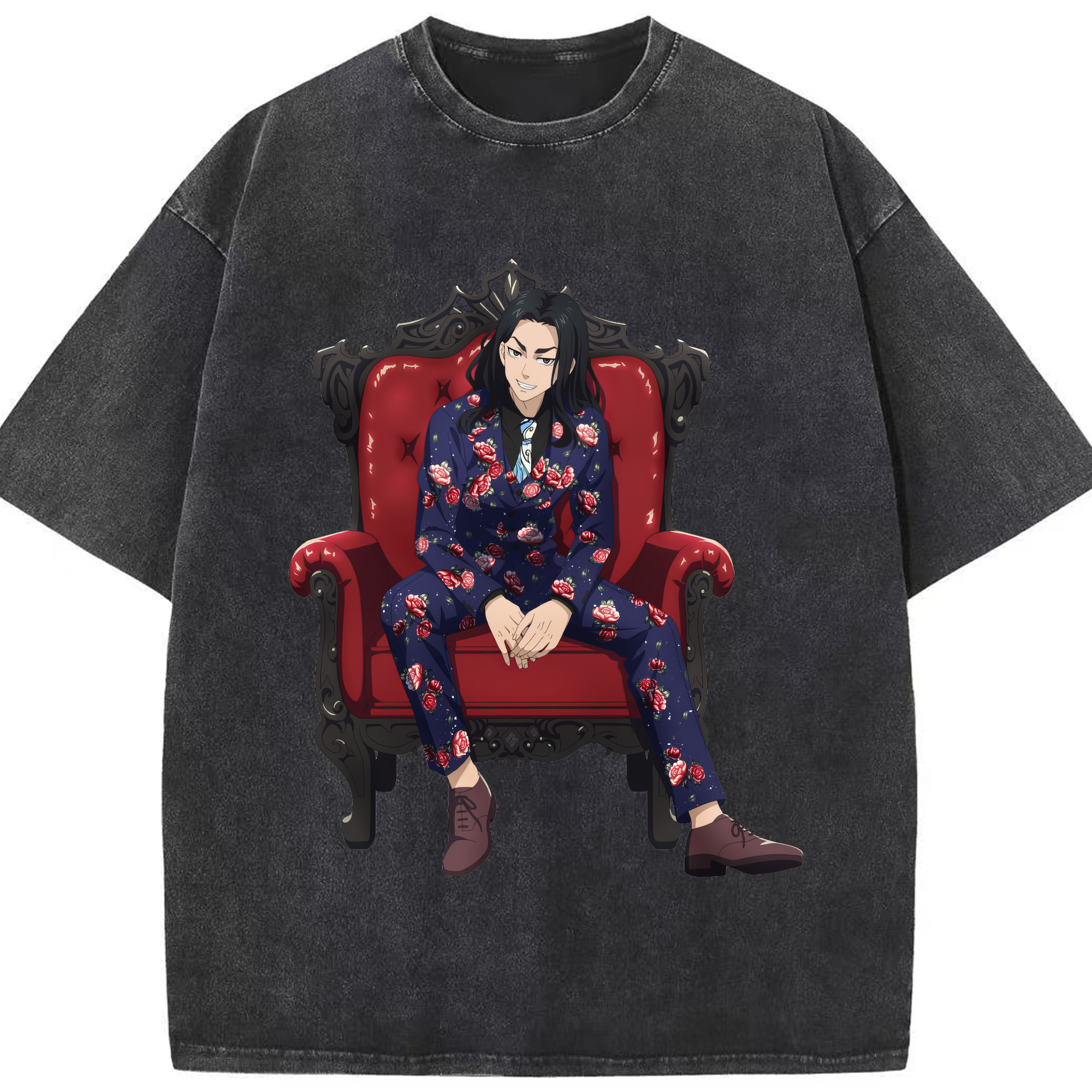 （画像用） 東京リベンジャーズ Tokyo Revengers 綿100% ヴィンテージ風 半袖Tシャツ（フロントプリント）