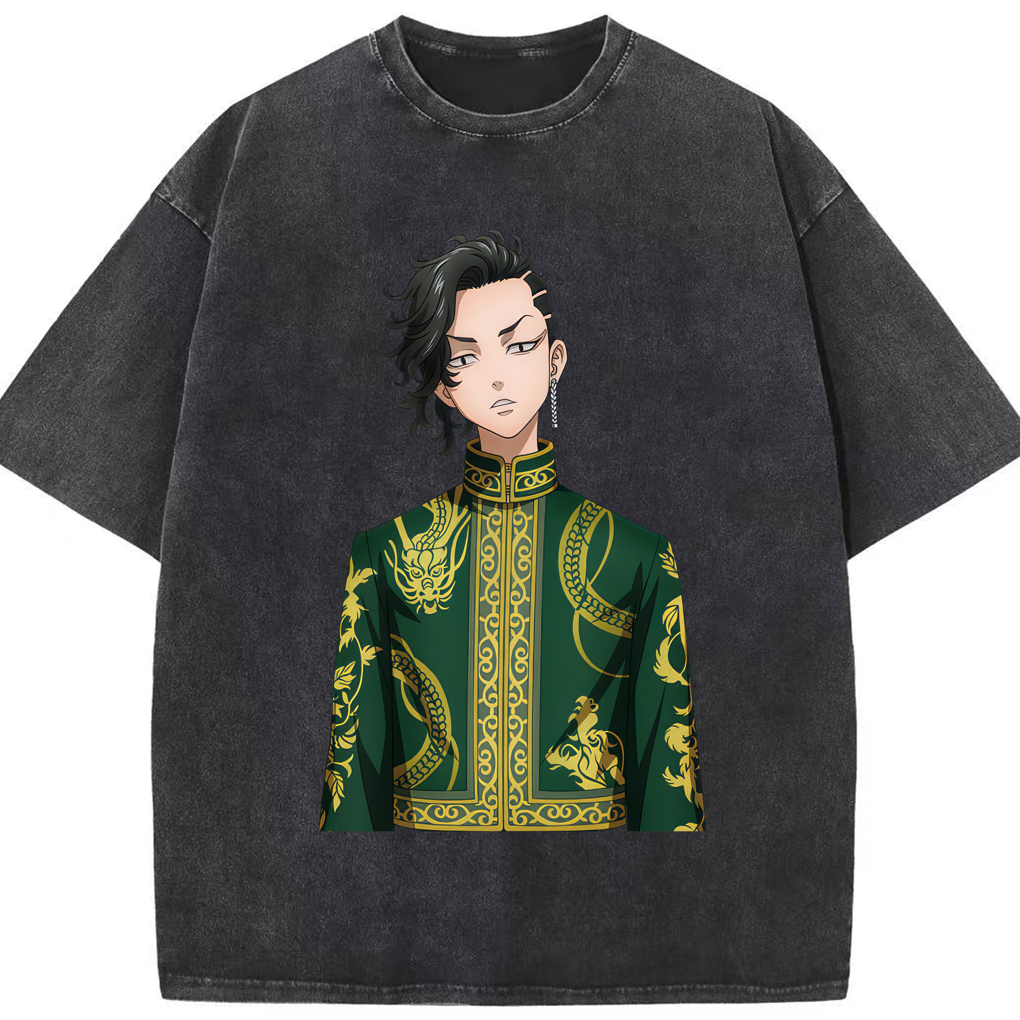 （画像用） 東京リベンジャーズ Tokyo Revengers 綿100% ヴィンテージ風 半袖Tシャツ（フロントプリント）