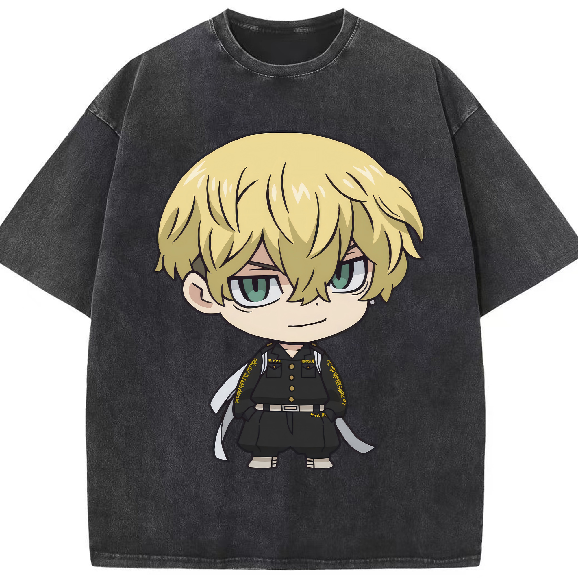 （画像用） 東京リベンジャーズ Tokyo Revengers 綿100% ヴィンテージ風 半袖Tシャツ（フロントプリント）