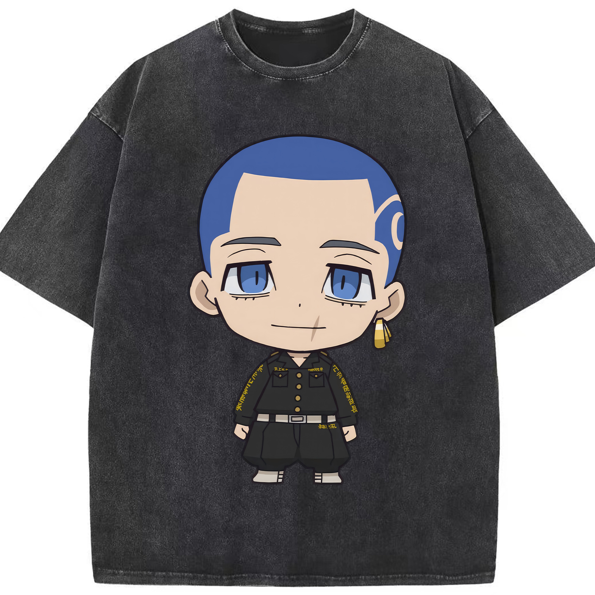 （画像用） 東京リベンジャーズ Tokyo Revengers 綿100% ヴィンテージ風 半袖Tシャツ（フロントプリント）