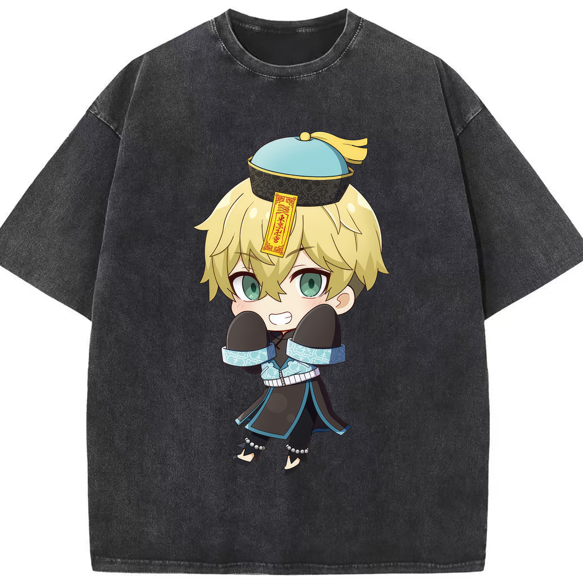 （画像用） 東京リベンジャーズ Tokyo Revengers 綿100% ヴィンテージ風 半袖Tシャツ（フロントプリント）