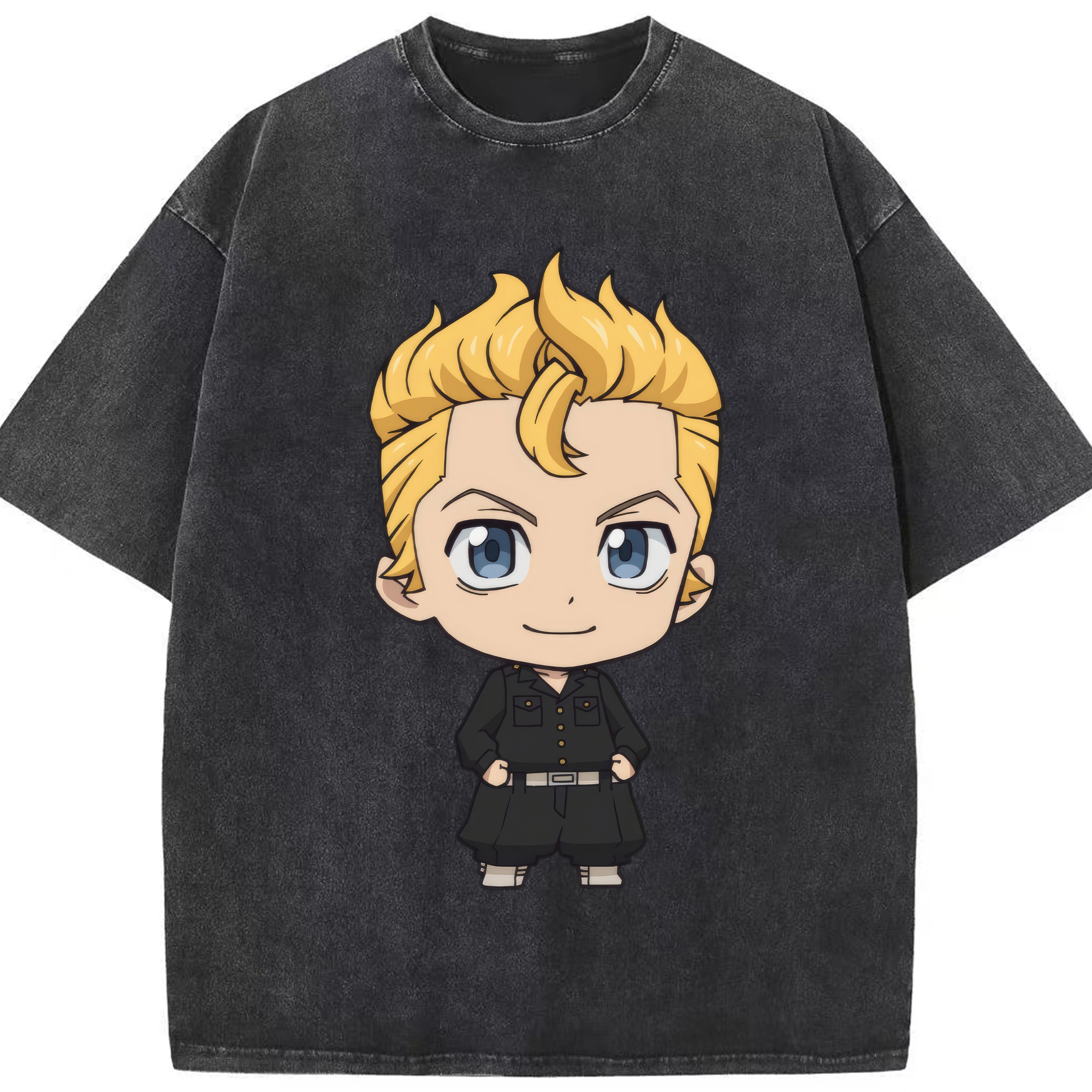 （画像用） 東京リベンジャーズ Tokyo Revengers 綿100% ヴィンテージ風 半袖Tシャツ（フロントプリント）