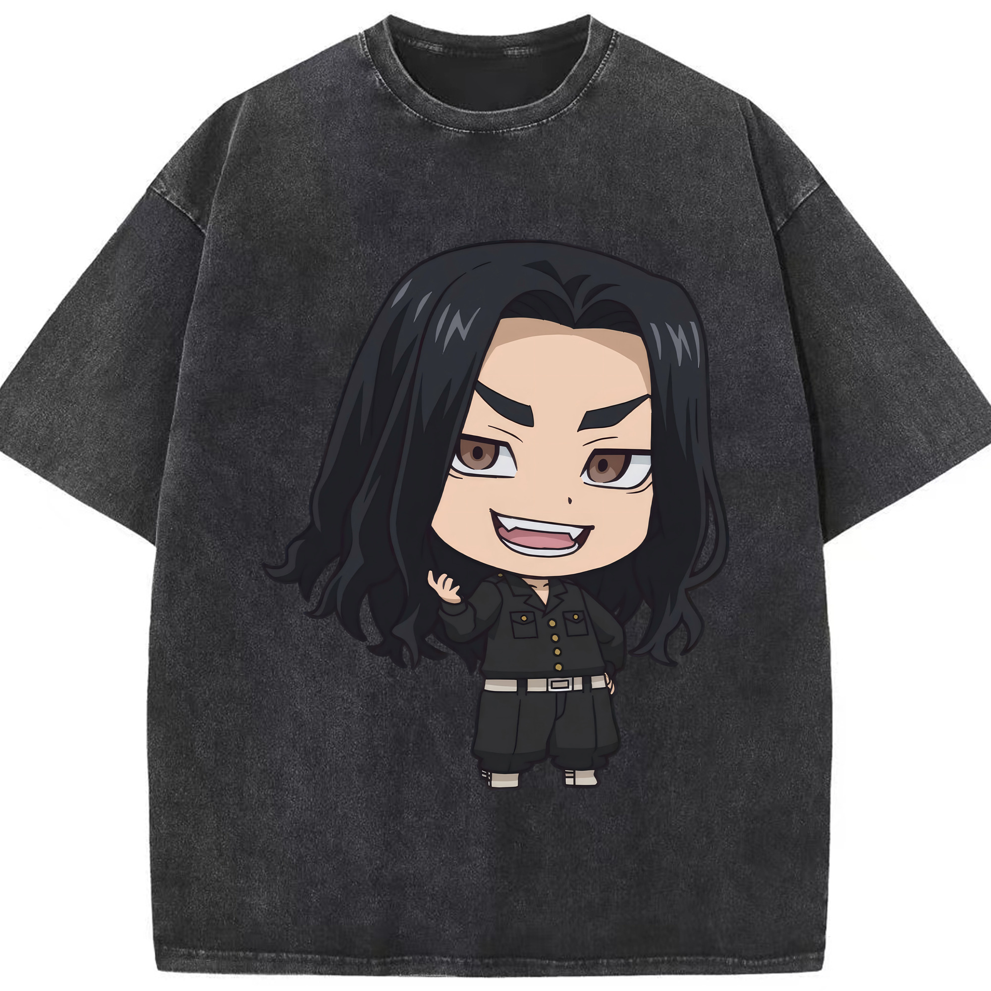（画像用） 東京リベンジャーズ Tokyo Revengers 綿100% ヴィンテージ風 半袖Tシャツ（フロントプリント）