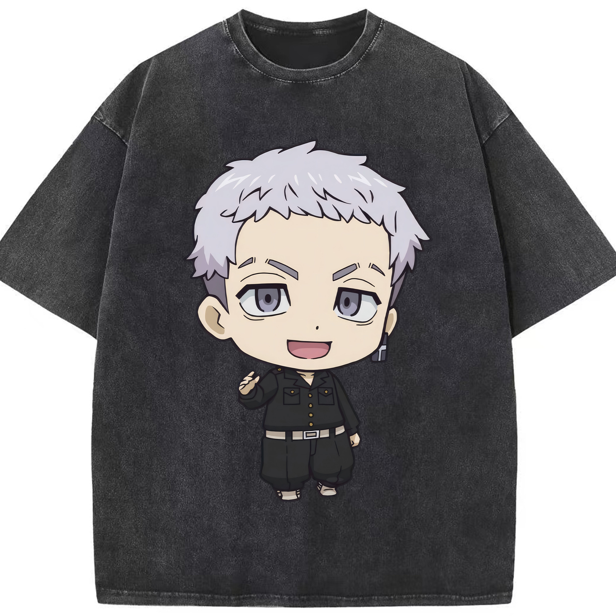 （画像用） 東京リベンジャーズ Tokyo Revengers 綿100% ヴィンテージ風 半袖Tシャツ（フロントプリント）