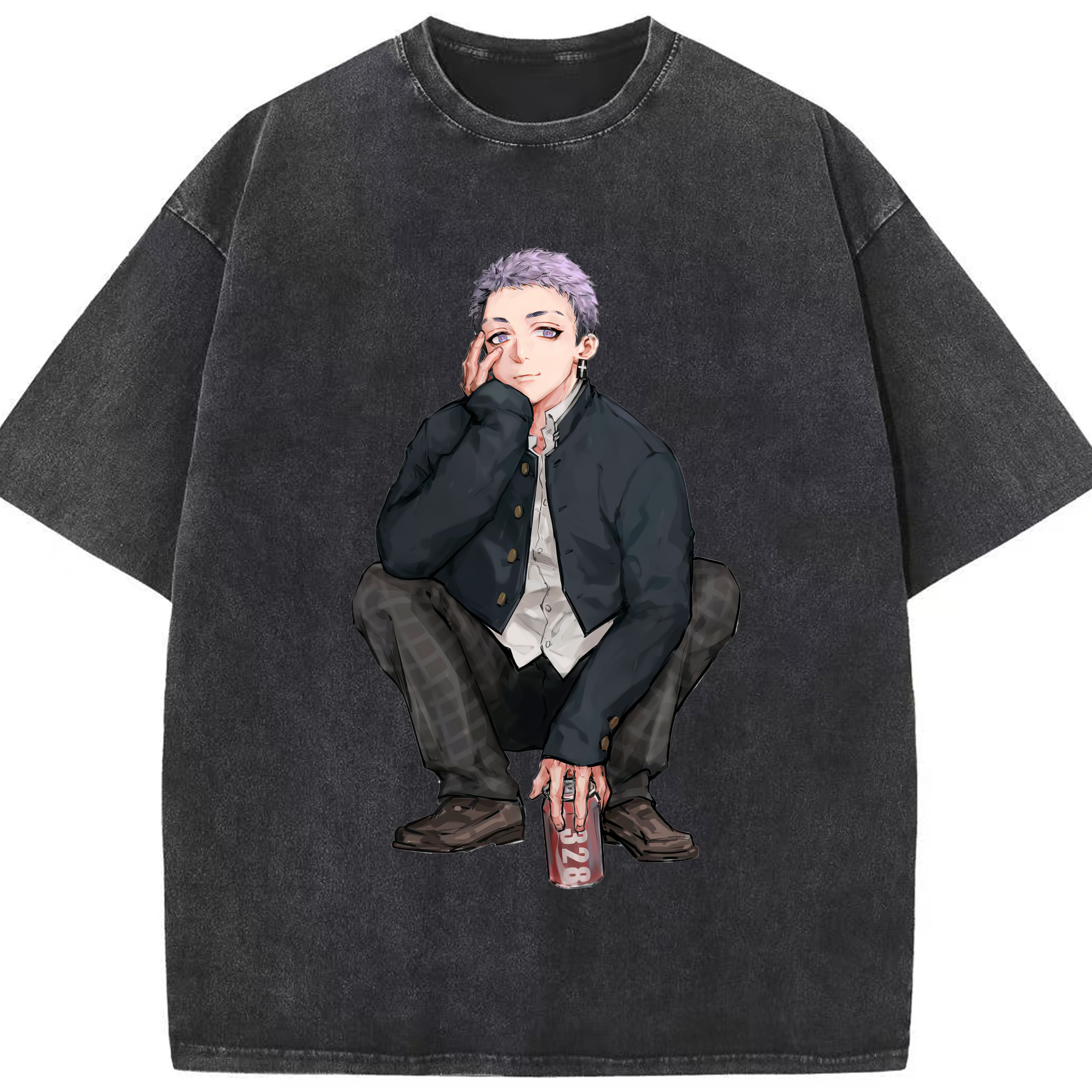（画像用） 東京リベンジャーズ Tokyo Revengers 綿100% ヴィンテージ風 半袖Tシャツ（フロントプリント）