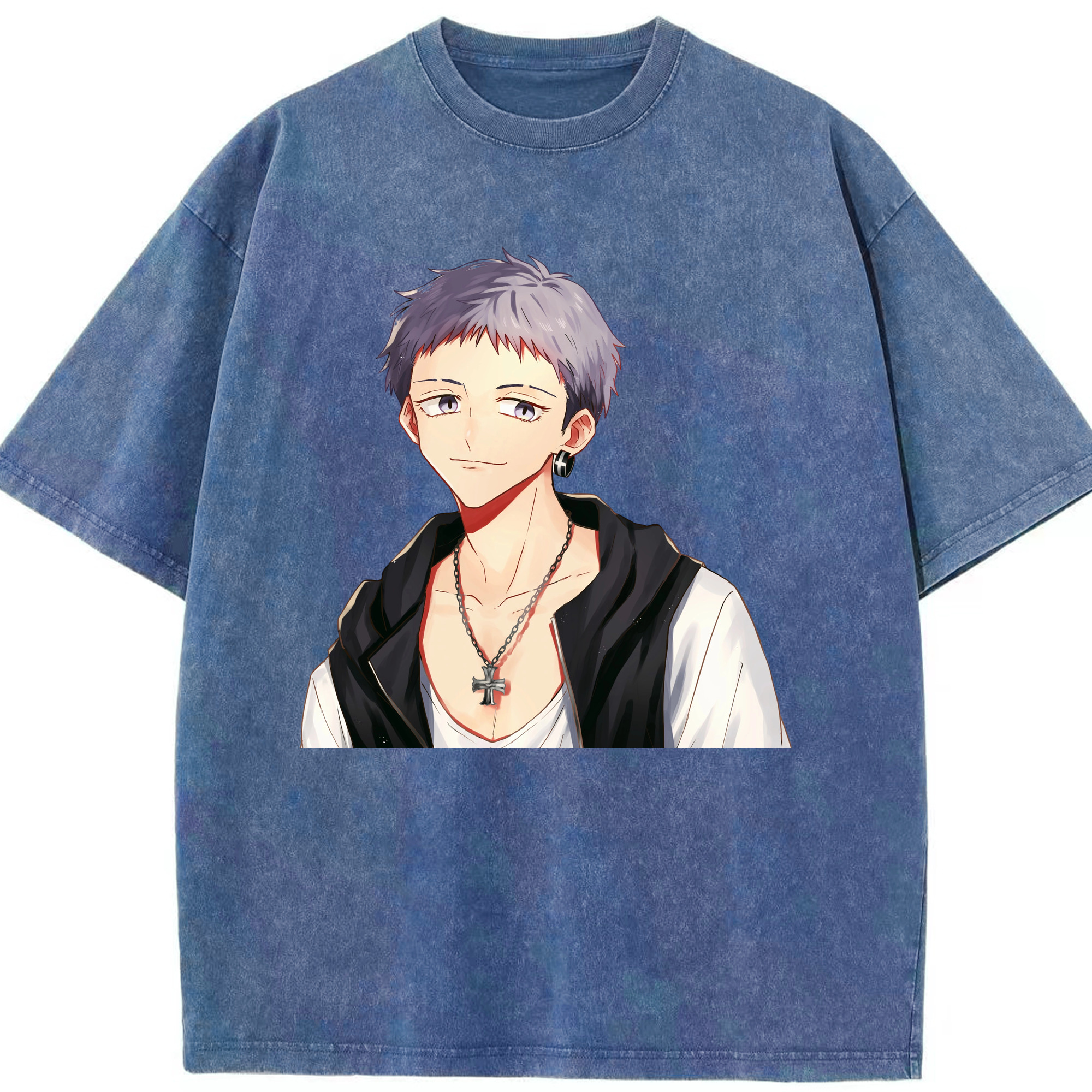 （画像用） 東京リベンジャーズ Tokyo Revengers 綿100% ヴィンテージ風 半袖Tシャツ（フロントプリント）