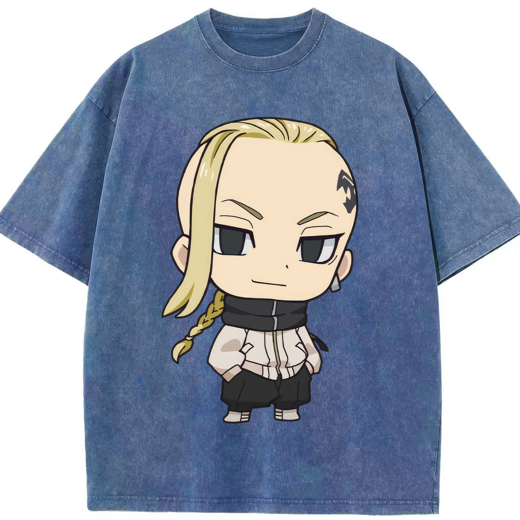 （画像用） 東京リベンジャーズ Tokyo Revengers 綿100% ヴィンテージ風 半袖Tシャツ（フロントプリント）