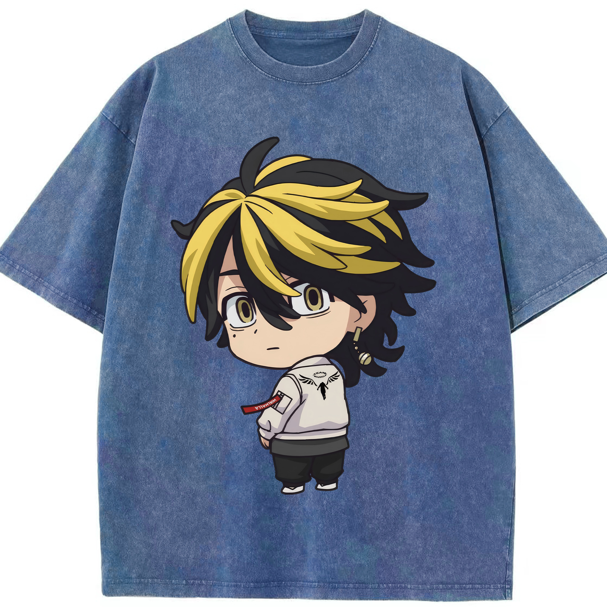 （画像用） 東京リベンジャーズ Tokyo Revengers 綿100% ヴィンテージ風 半袖Tシャツ（フロントプリント）