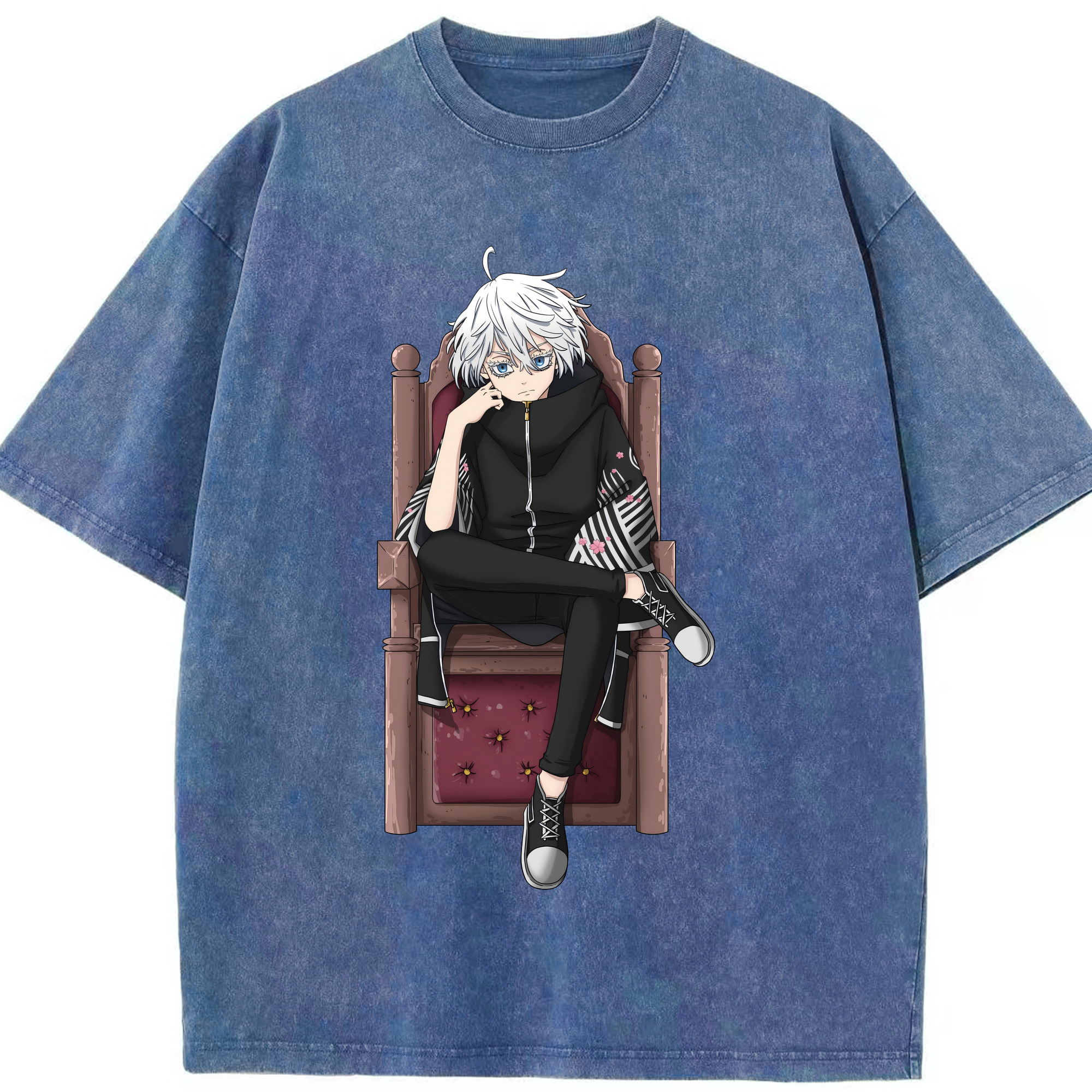 （画像用） 東京リベンジャーズ Tokyo Revengers 綿100% ヴィンテージ風 半袖Tシャツ（フロントプリント）