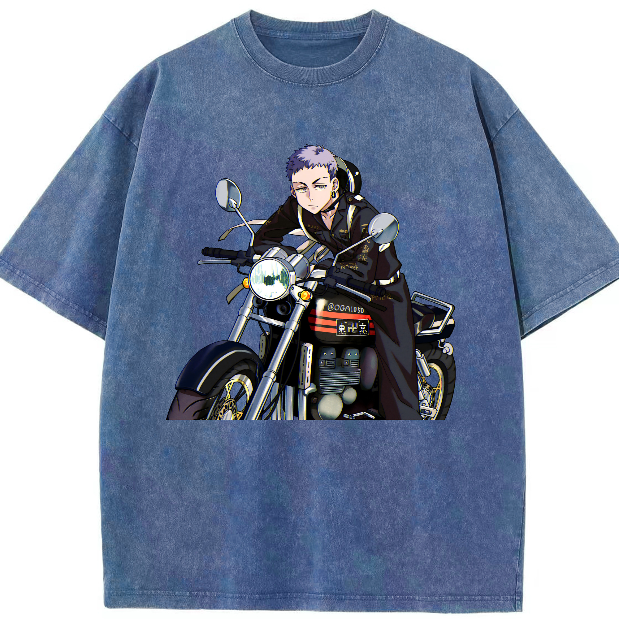 （画像用） 東京リベンジャーズ Tokyo Revengers 綿100% ヴィンテージ風 半袖Tシャツ（フロントプリント）