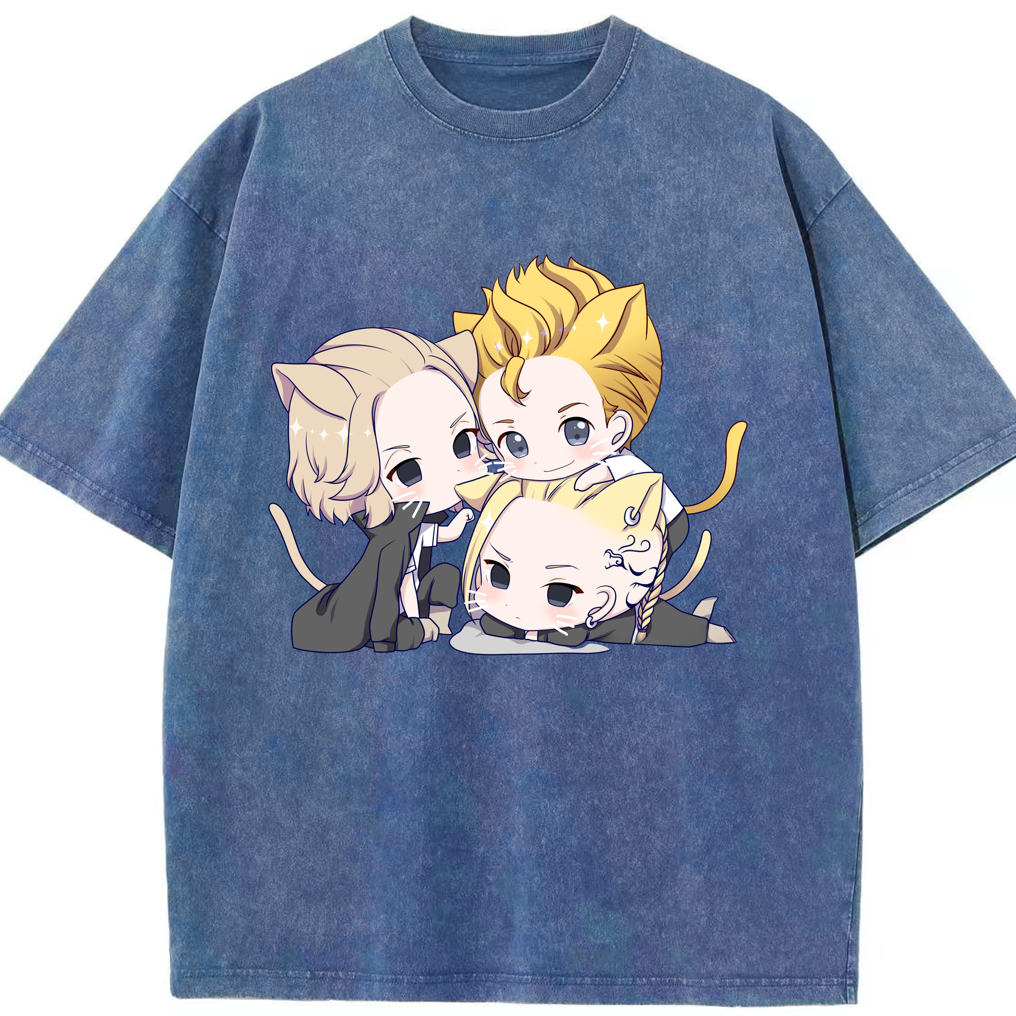 （画像用） 東京リベンジャーズ Tokyo Revengers 綿100% ヴィンテージ風 半袖Tシャツ（フロントプリント）