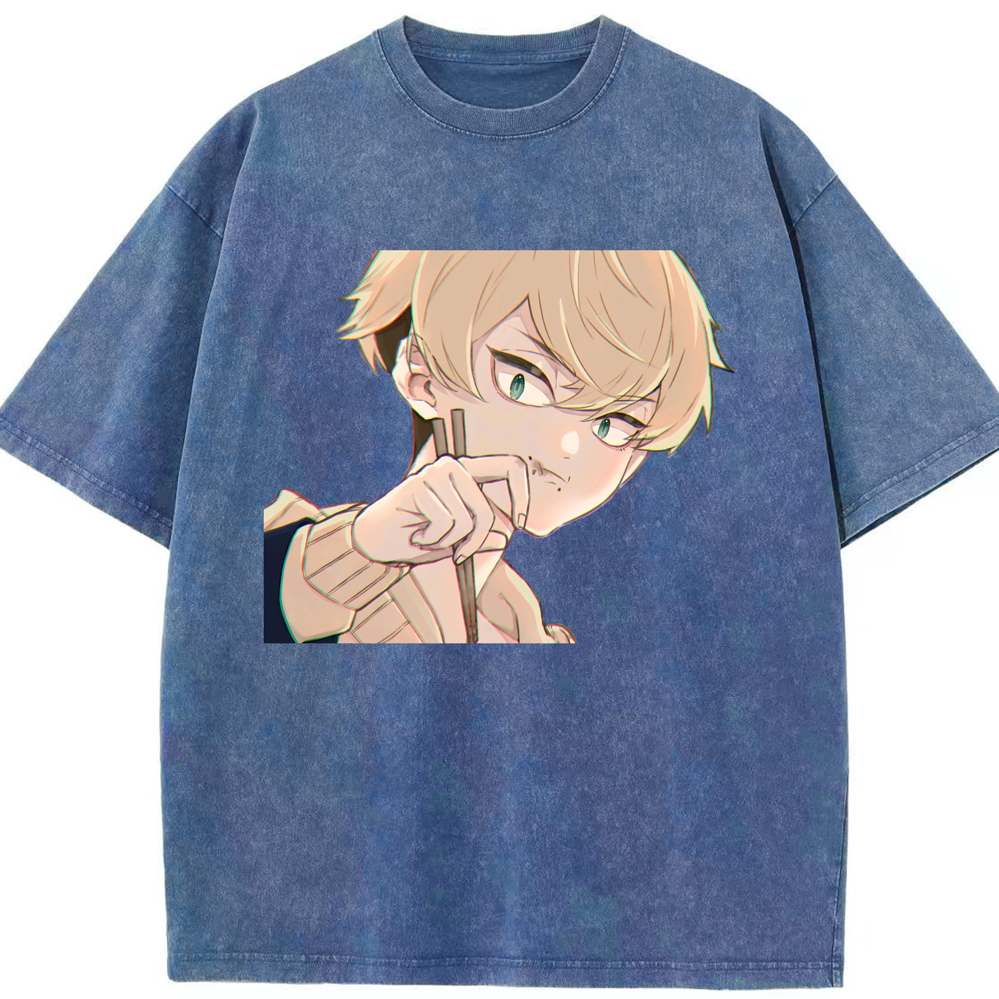 （画像用） 東京リベンジャーズ Tokyo Revengers 綿100% ヴィンテージ風 半袖Tシャツ（フロントプリント）
