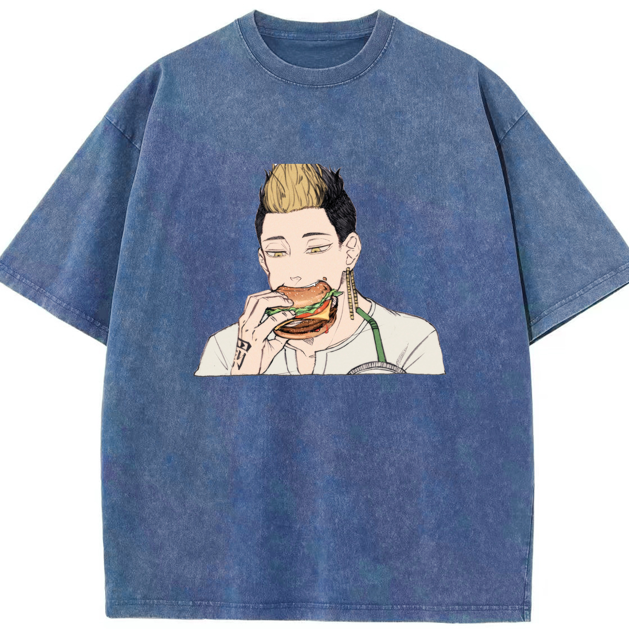 （画像用） 東京リベンジャーズ Tokyo Revengers 綿100% ヴィンテージ風 半袖Tシャツ（フロントプリント）